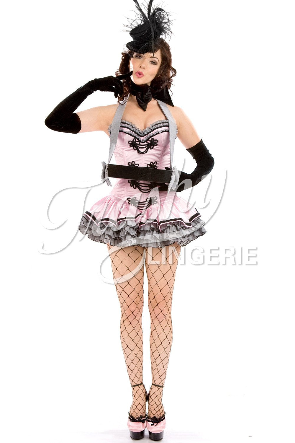 sexy waitress lingerie Hot Pink Lingerie Set Sheer Lingerie See Through Lingerie Erotic Lingerie  Transparent Lingerie Sexy Lingerie Pink