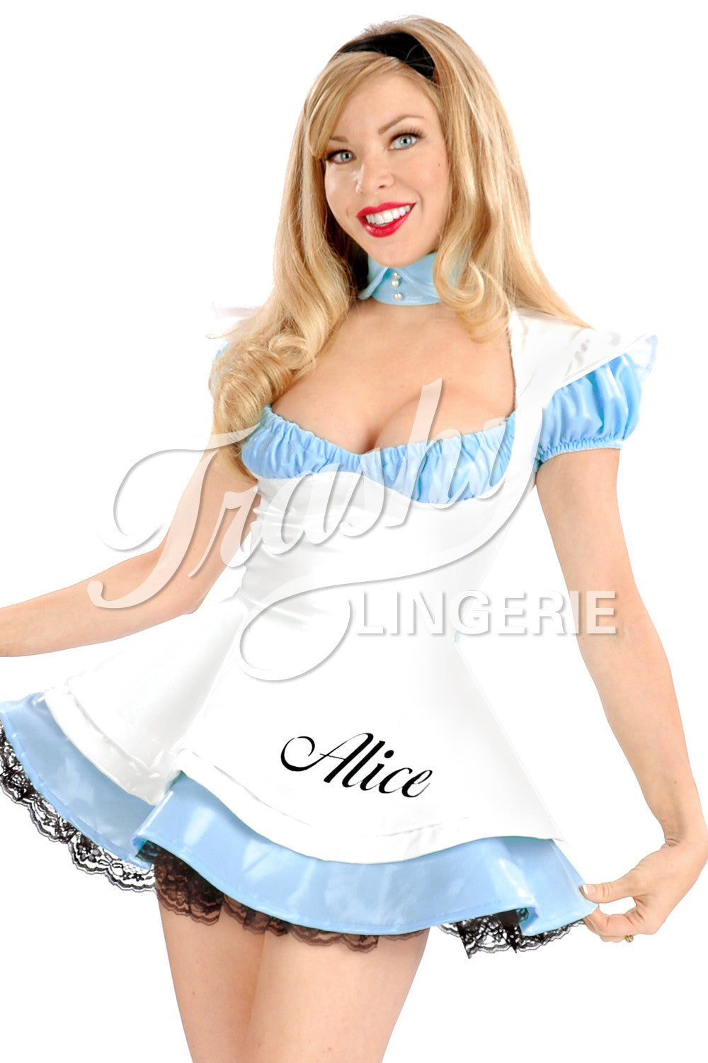 Alice in Vinyl Land Dress