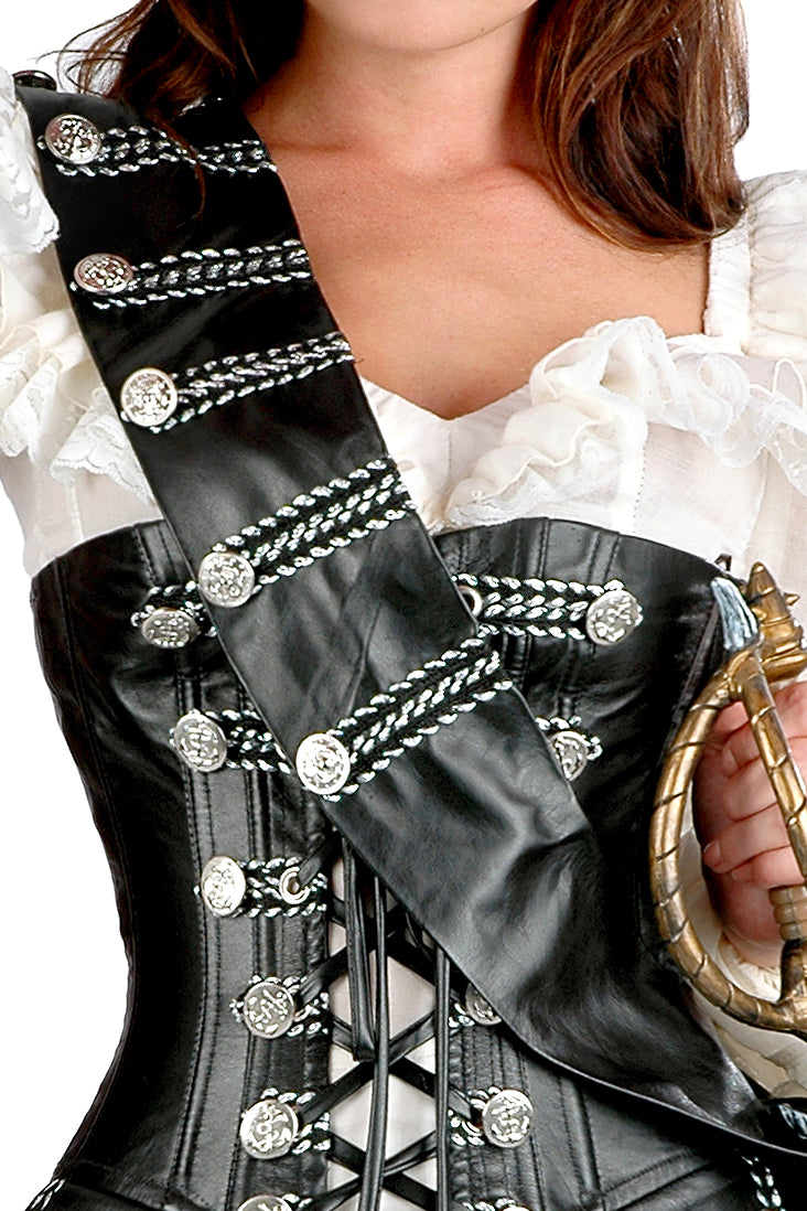 Pirate steampunk corset