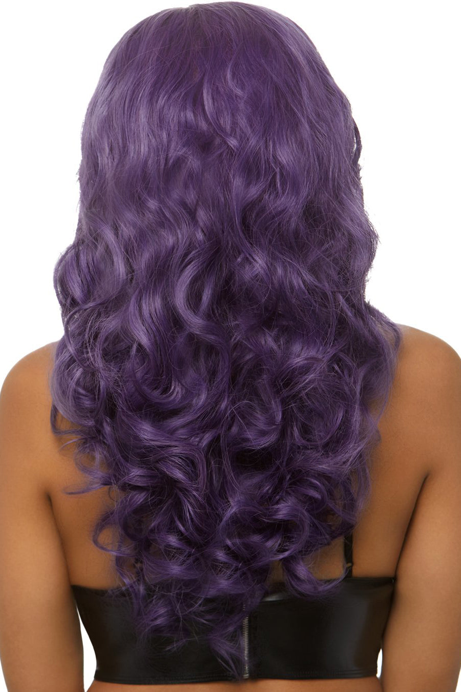 Long Wavy Purple Wig