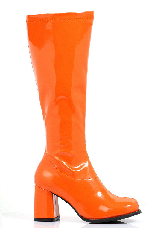Orange gogo boots Clearance