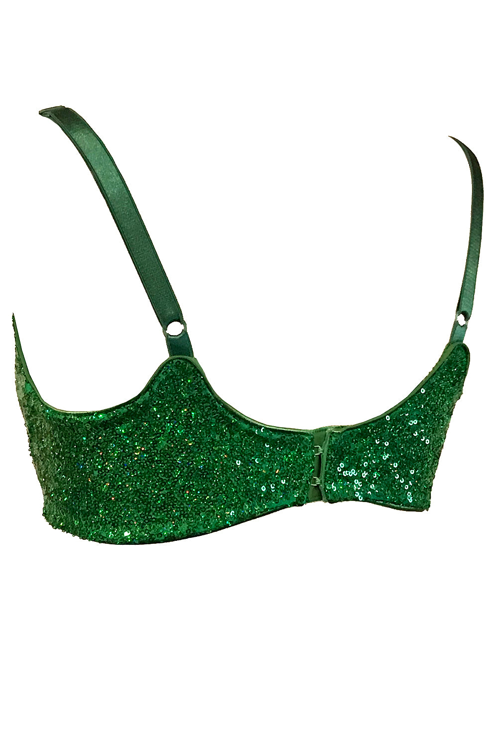 Sequined Molded Cup Bra