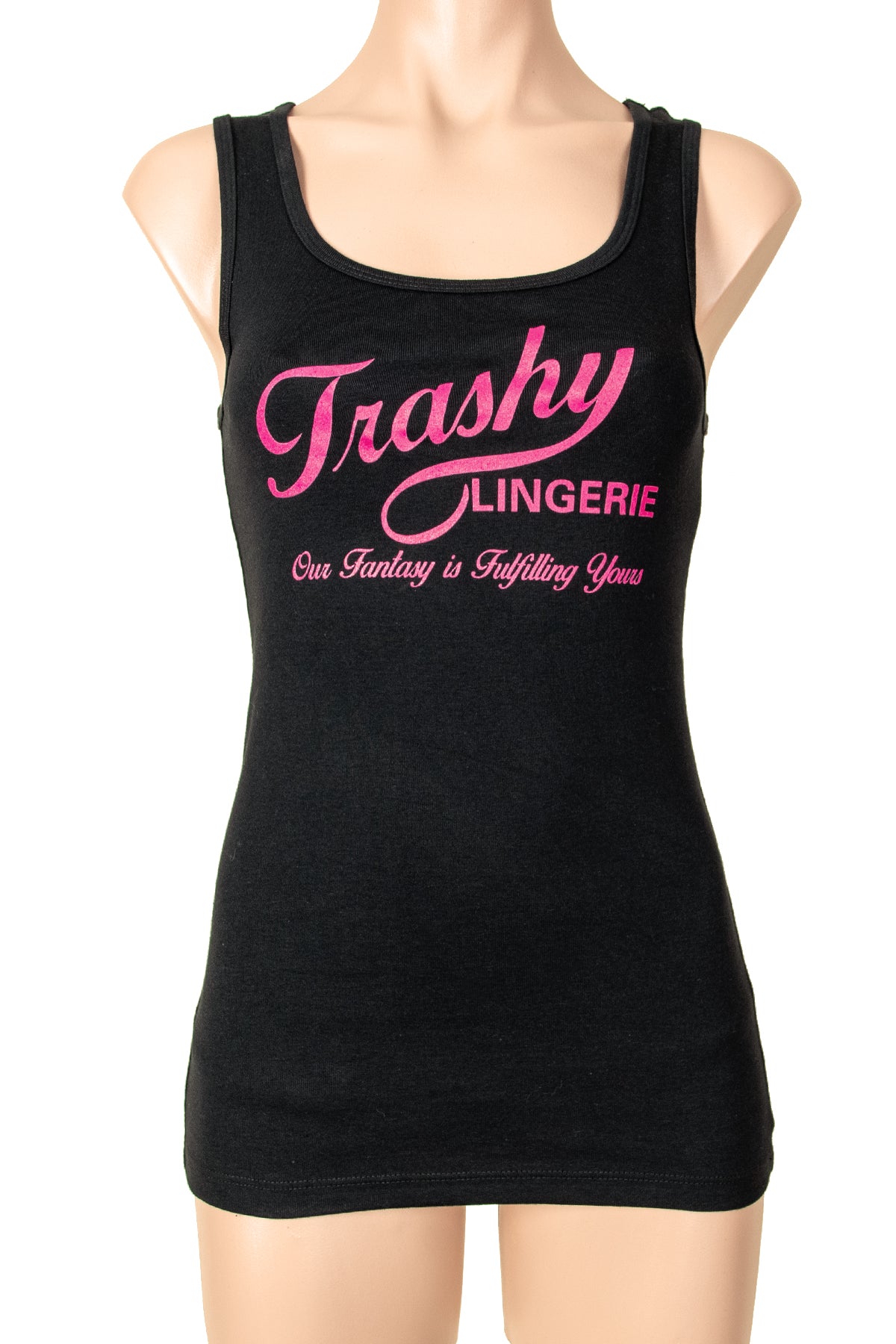 Trashy Ladies Black/Hot Pink Tank Top