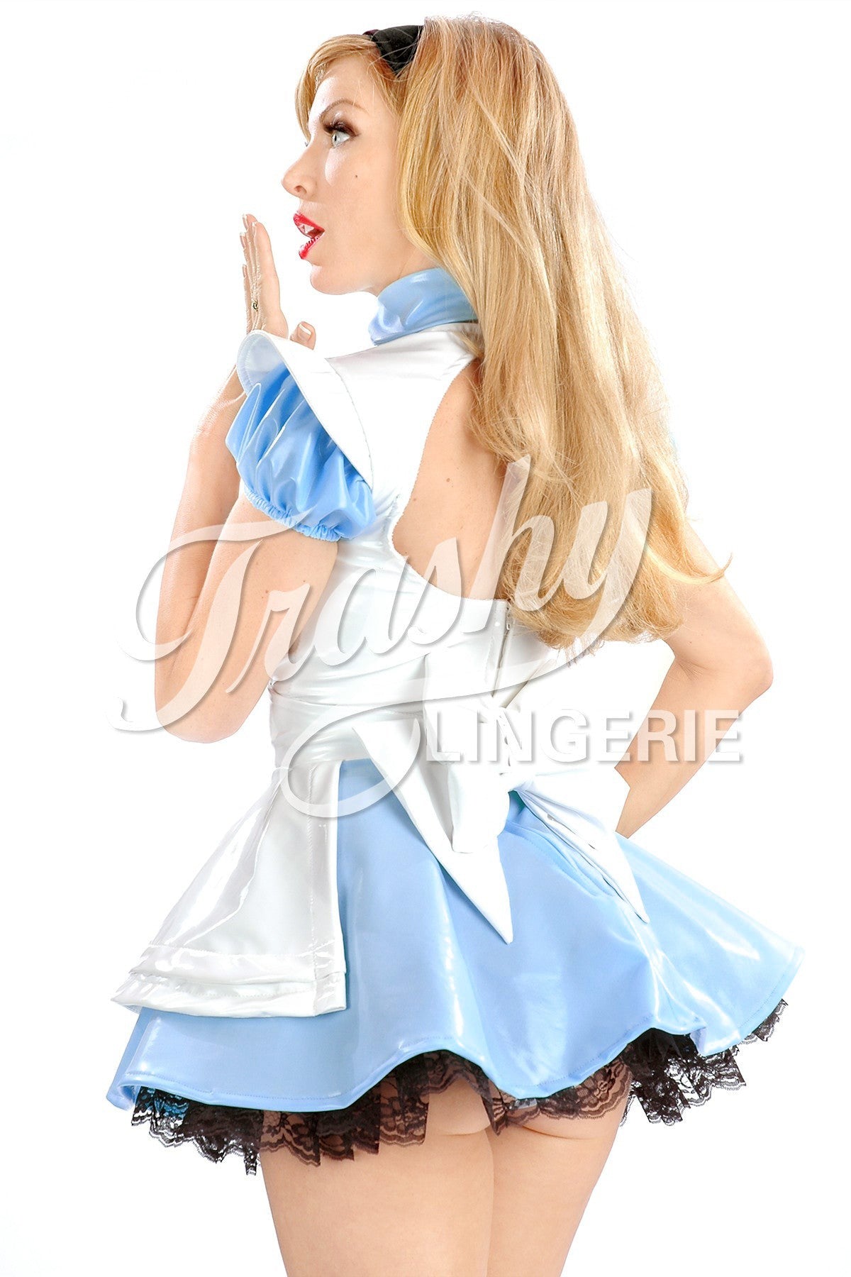 Alice in Vinyl Land Dress