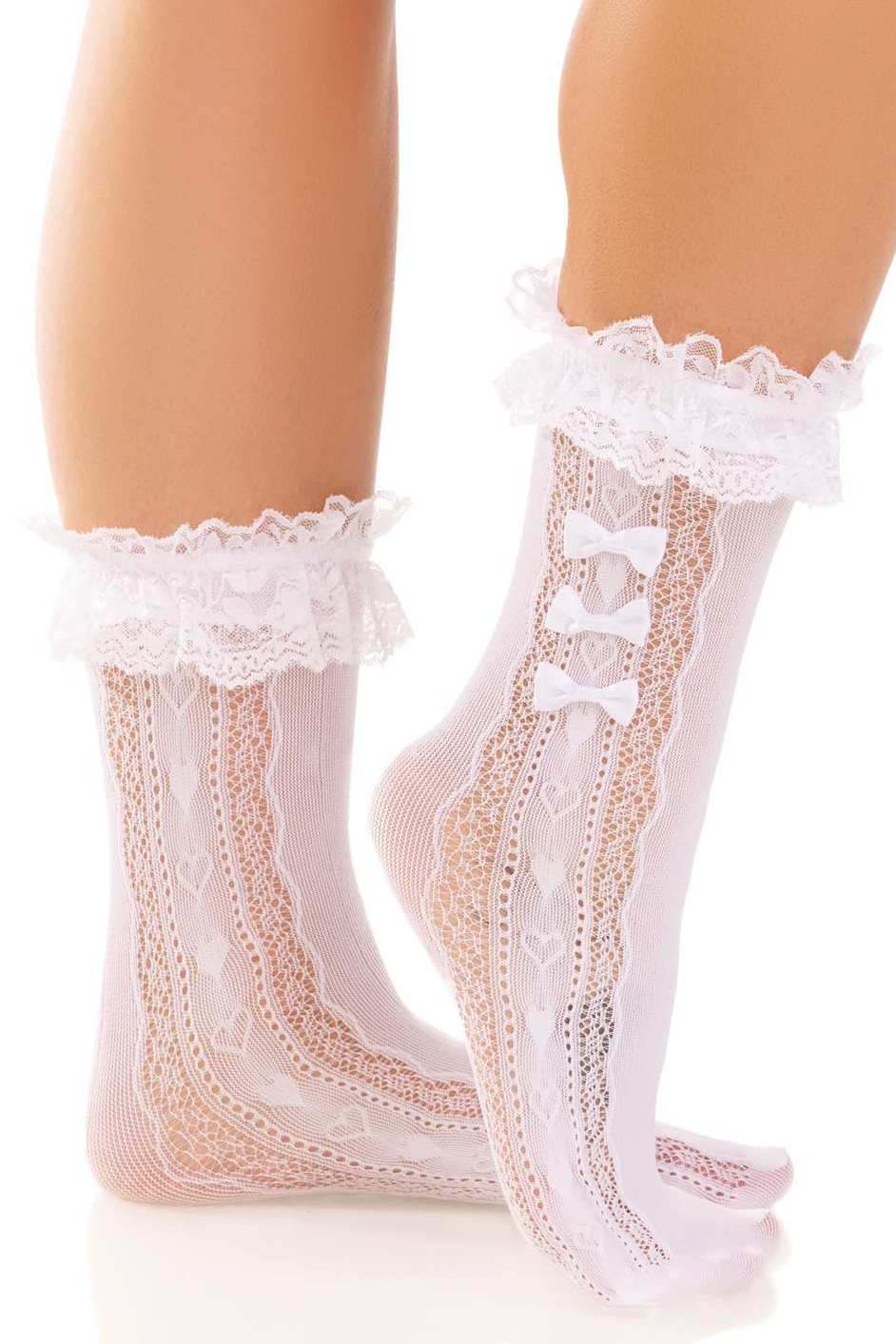 Sweetheart Lace Ankle Socks