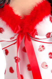Heart Attack Underwire Chemise