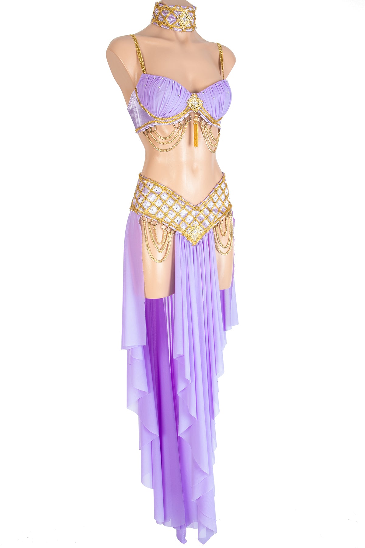 Athena High-Low Skirt with Built-In Panty