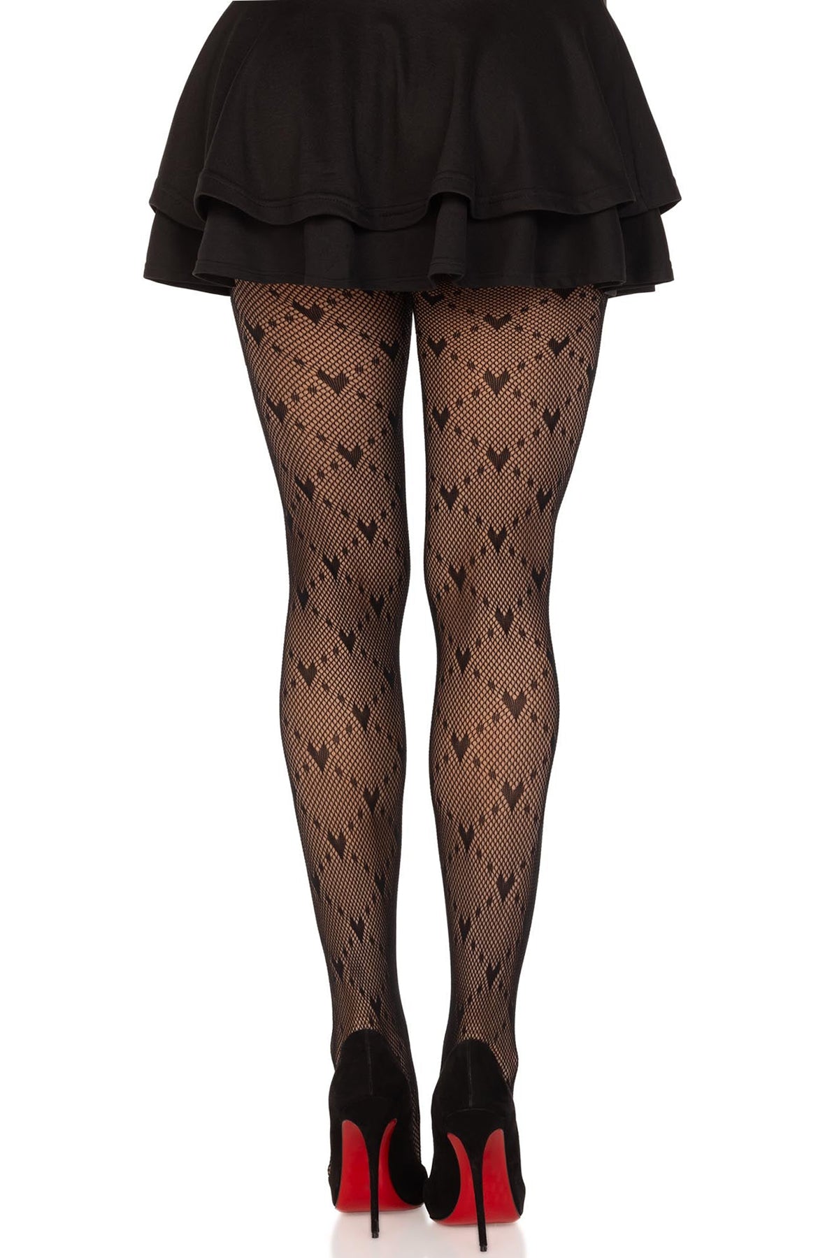 Heart Net Pantyhose