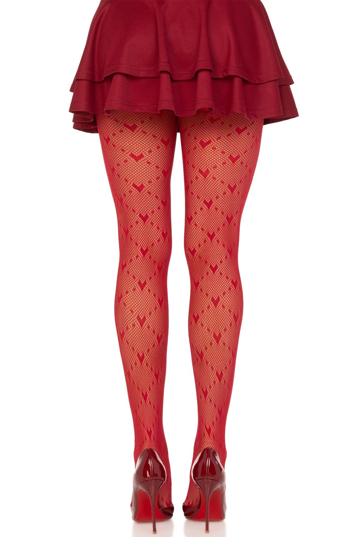 Heart Net Pantyhose