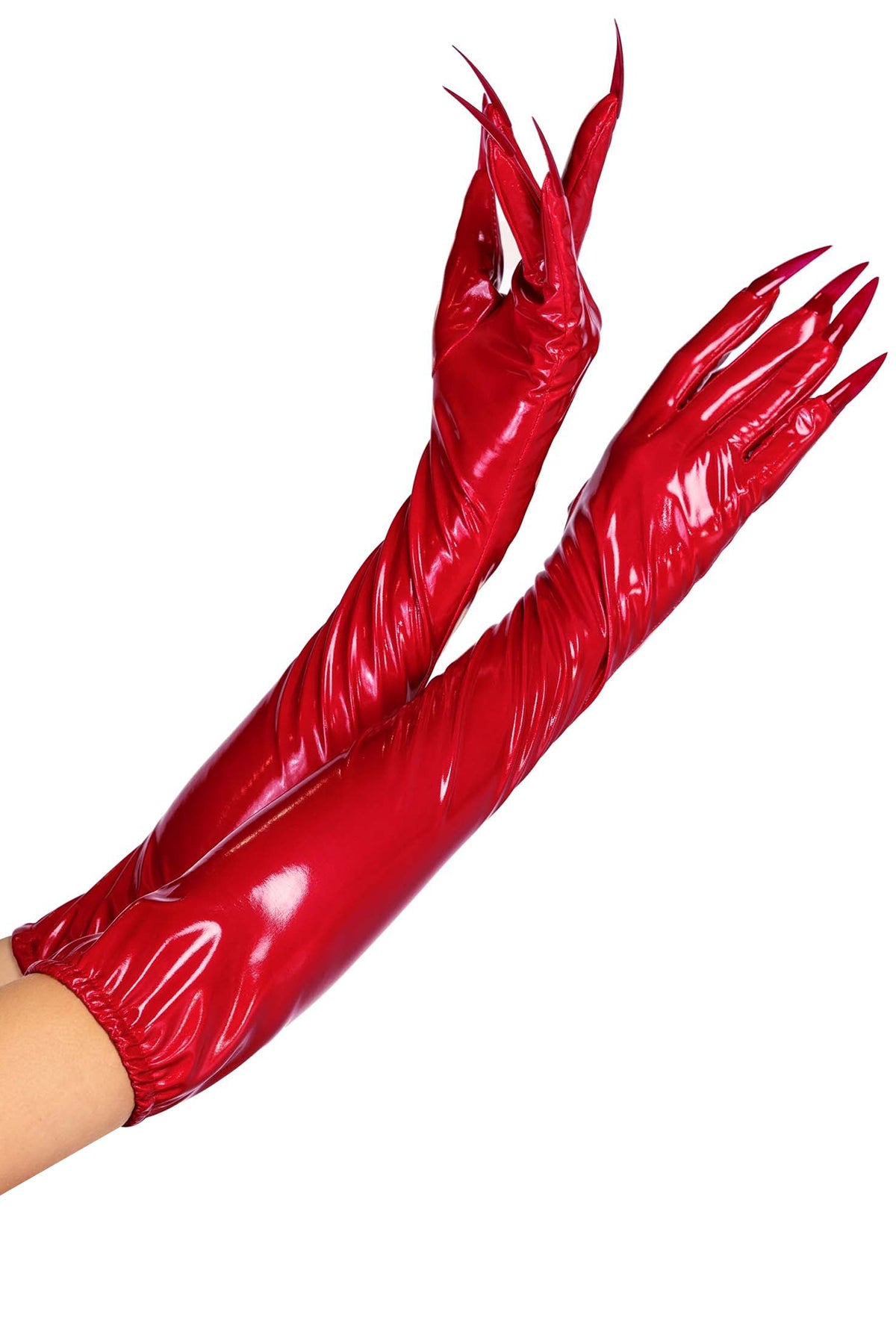 Long Vinyl Claw Gloves