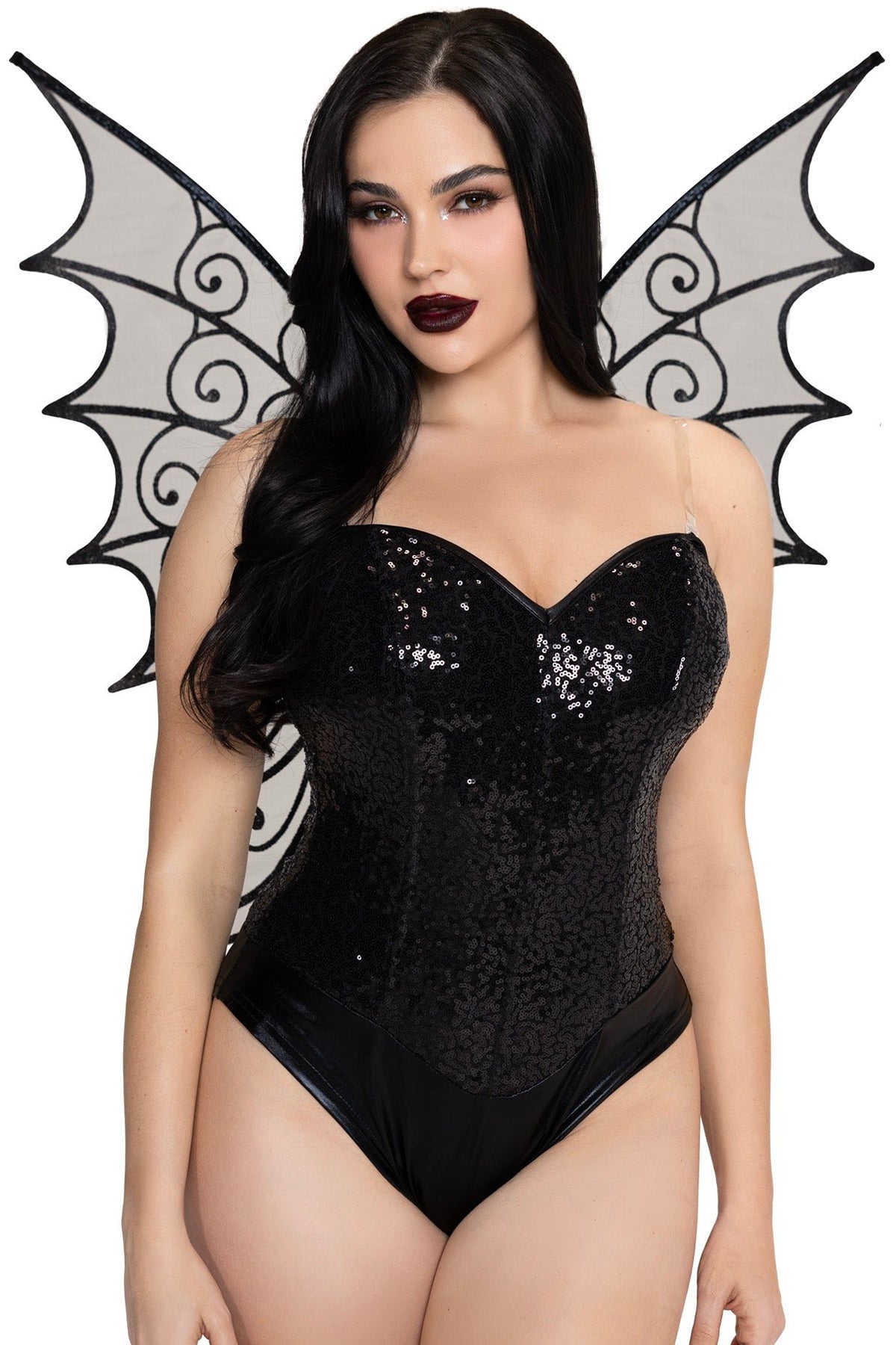 Strapless Glitter Pixie Wings