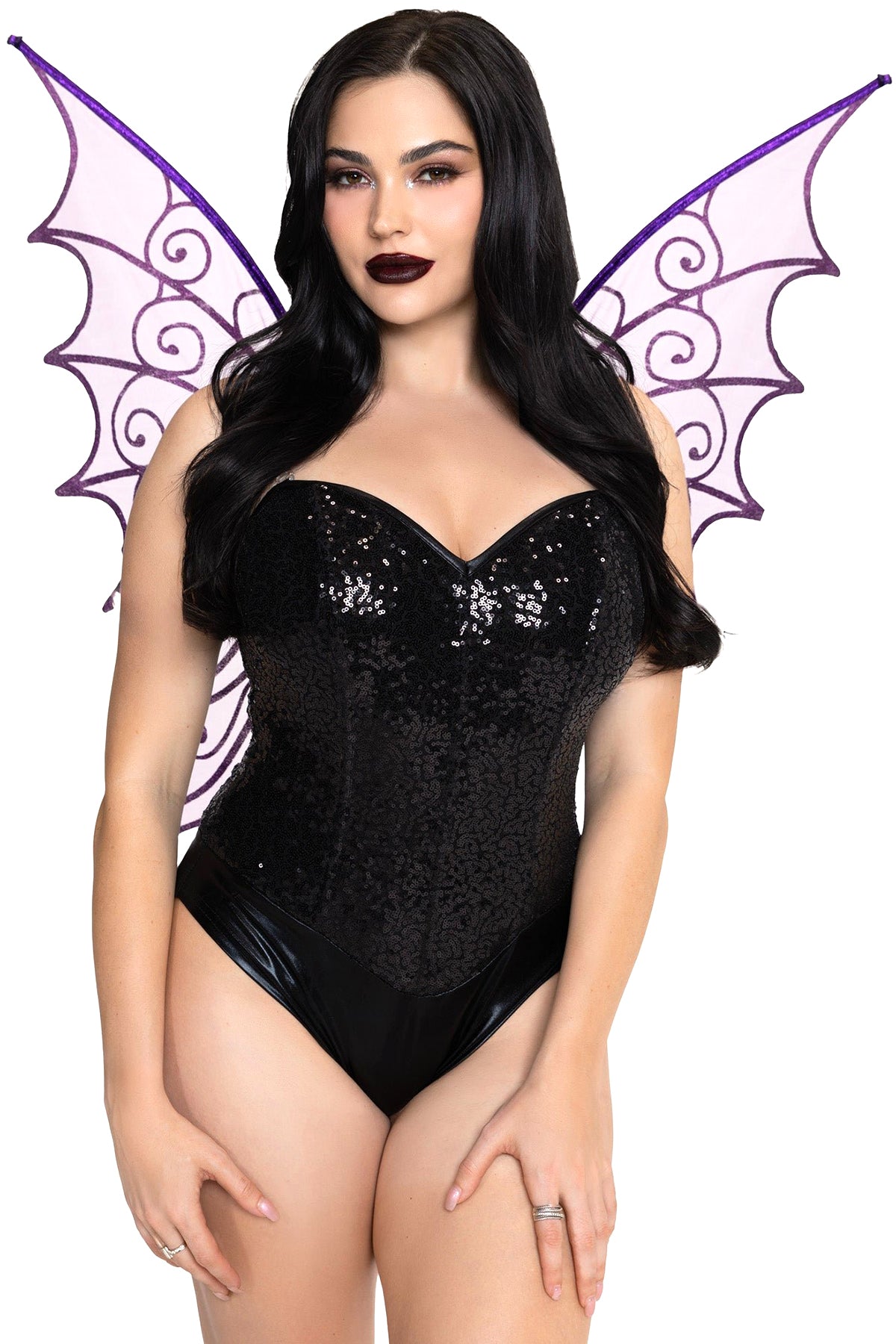 Strapless Glitter Pixie Wings