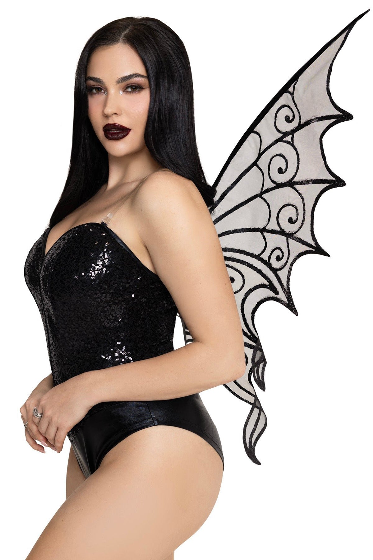 Strapless Glitter Pixie Wings