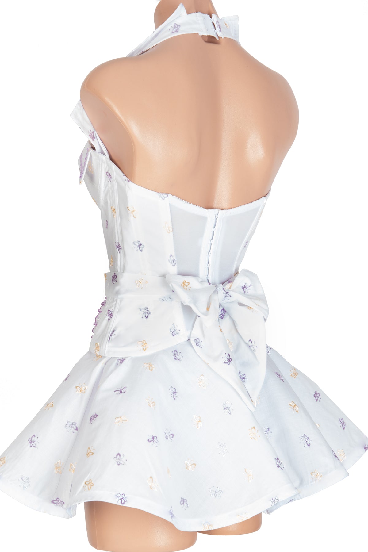 Half Round Front Apron with Bow
