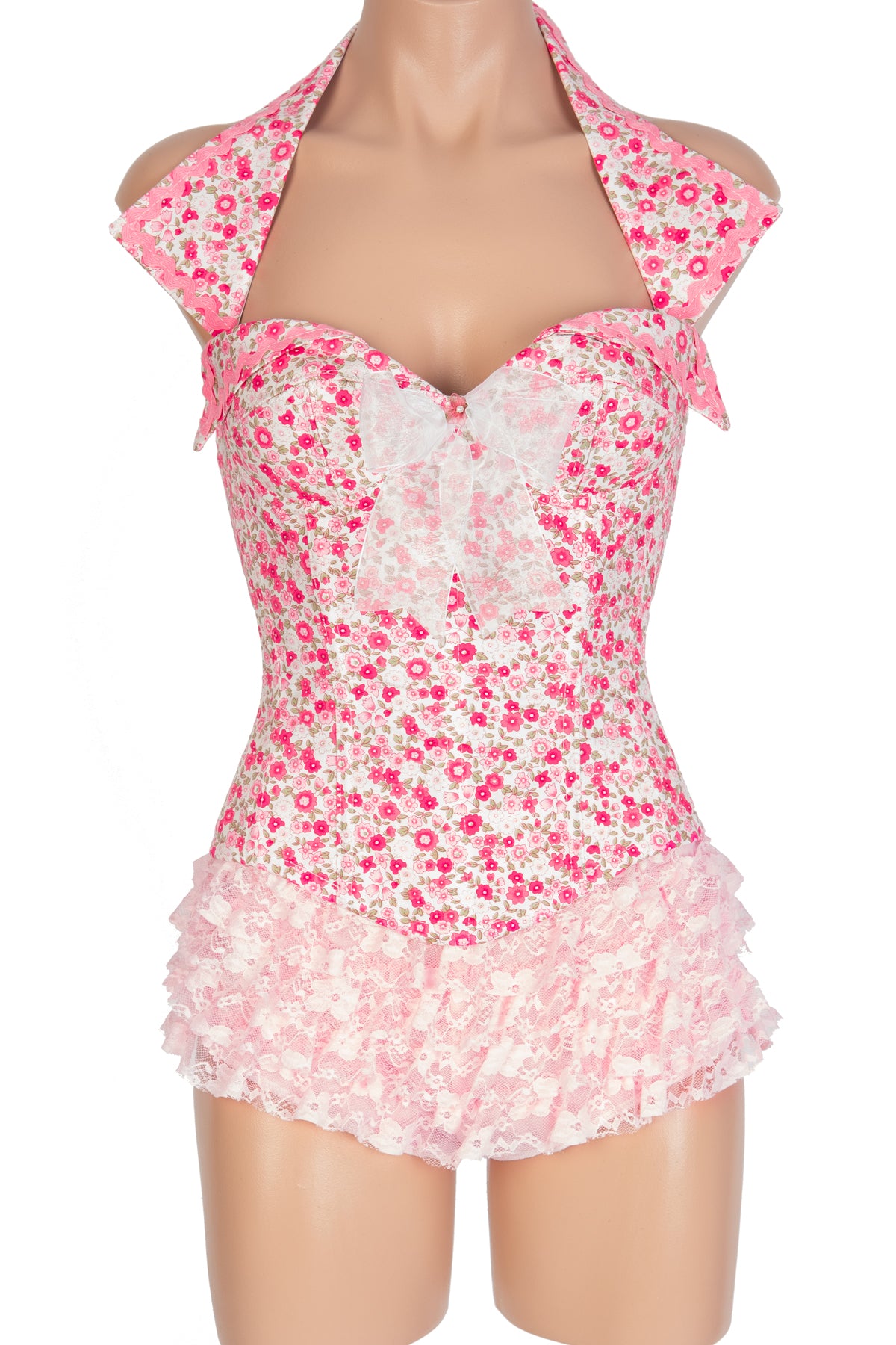 Stepford Halter Lapel Corset