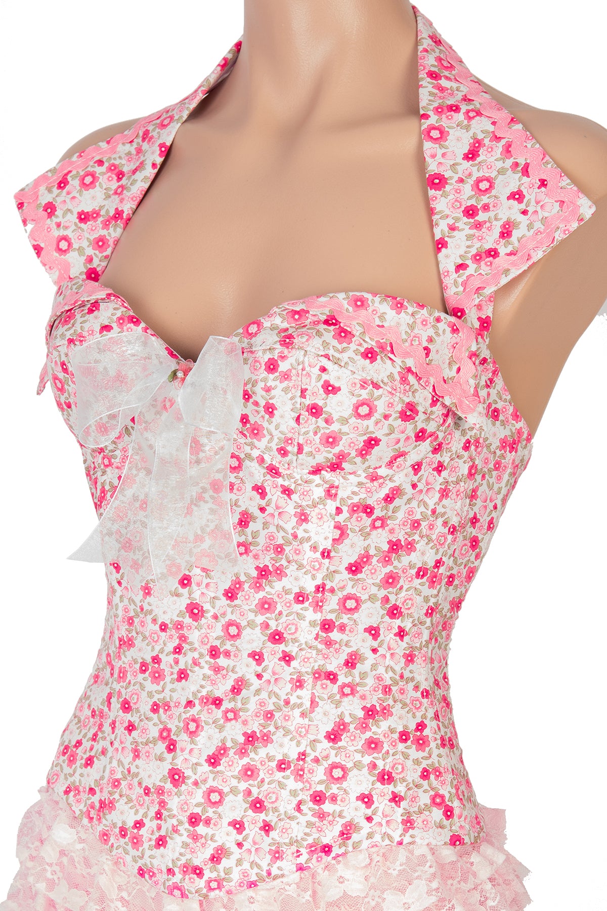 Stepford Halter Lapel Corset