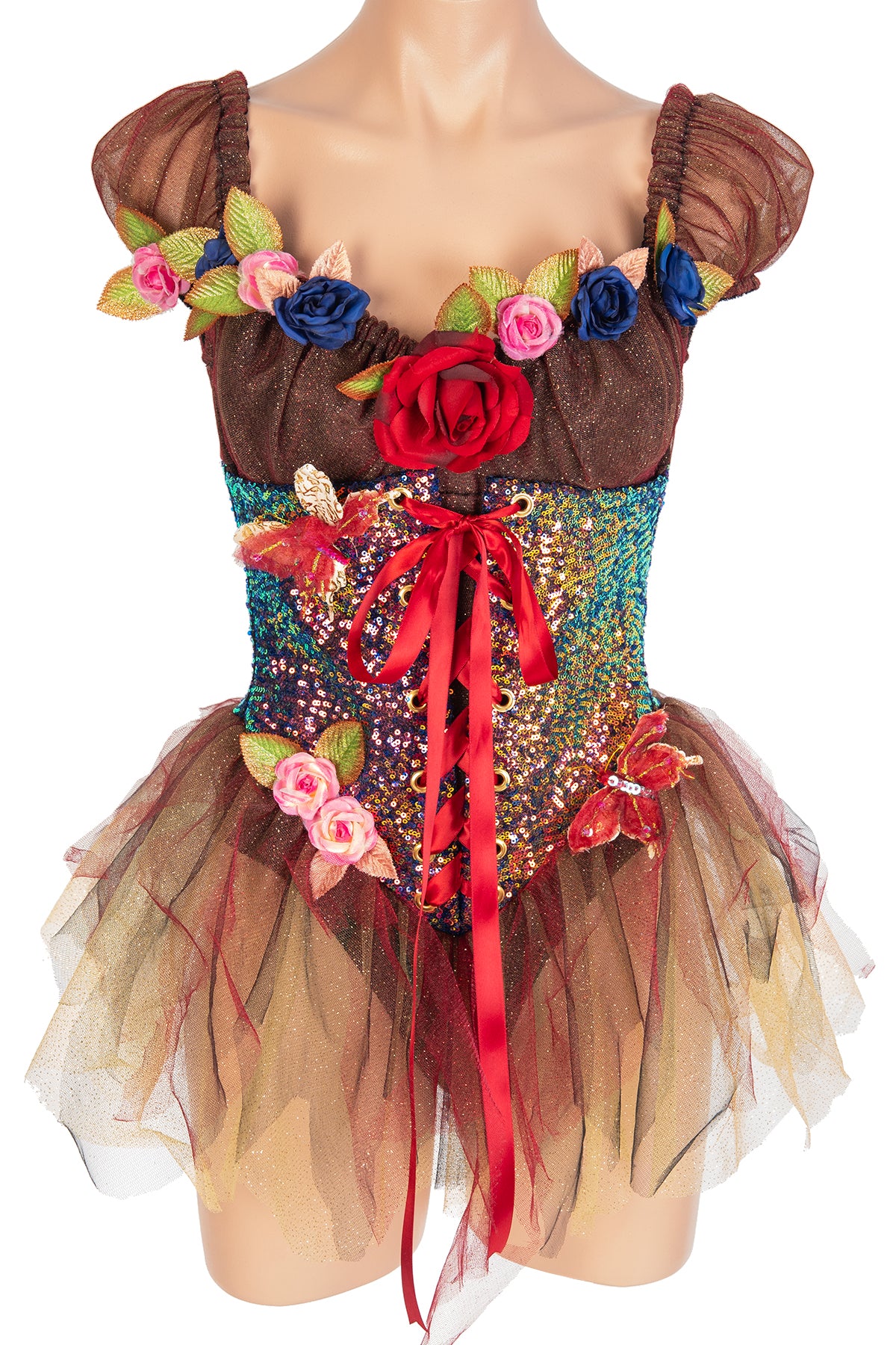Titania Fairy Bodysuit with Tulle Skirt