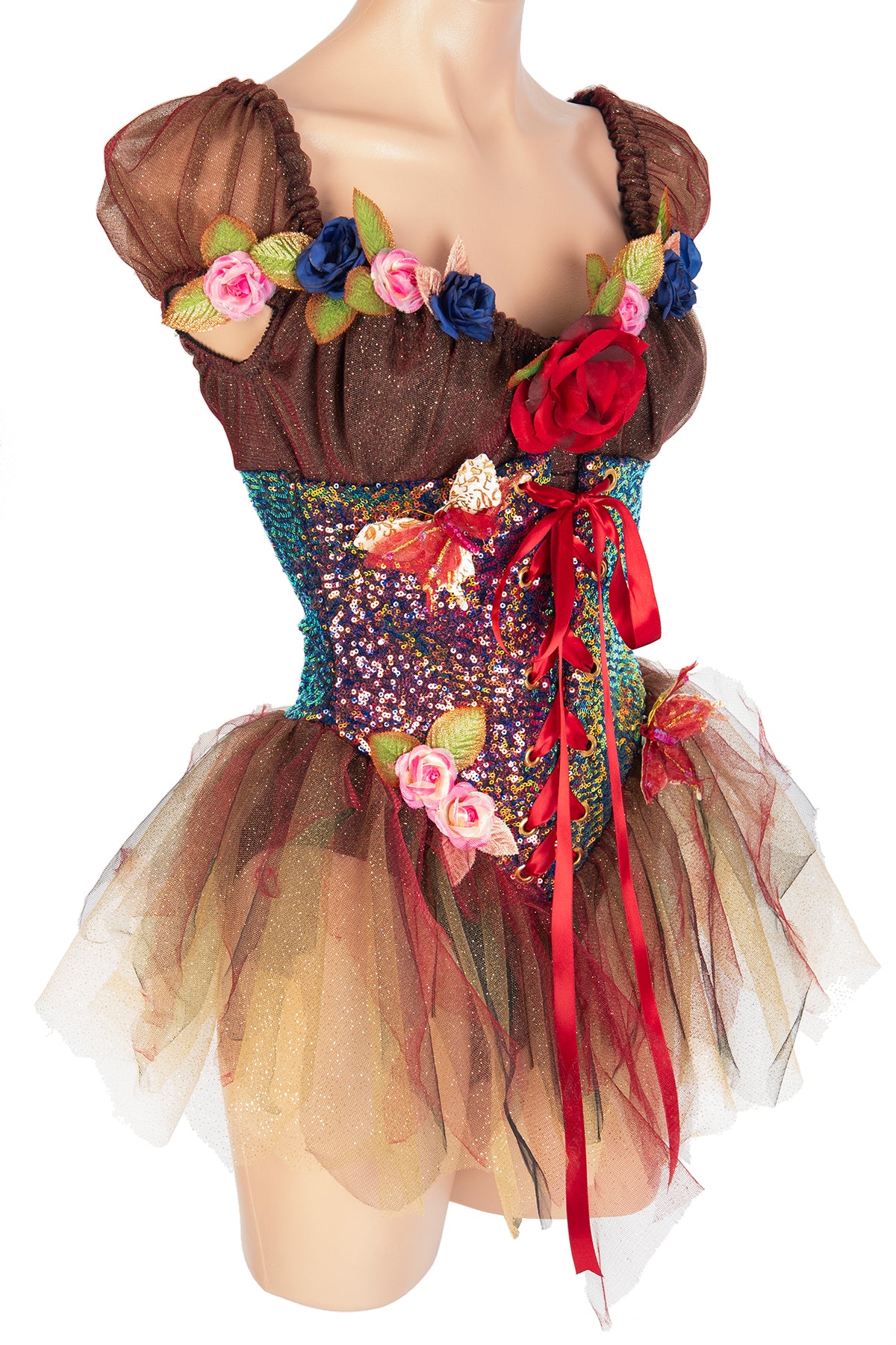 Titania Fairy Bodysuit with Tulle Skirt