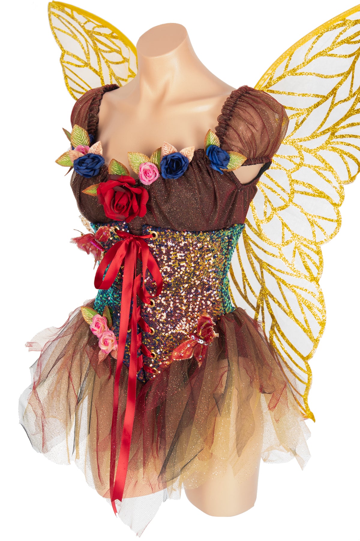 Titania Fairy Bodysuit with Tulle Skirt