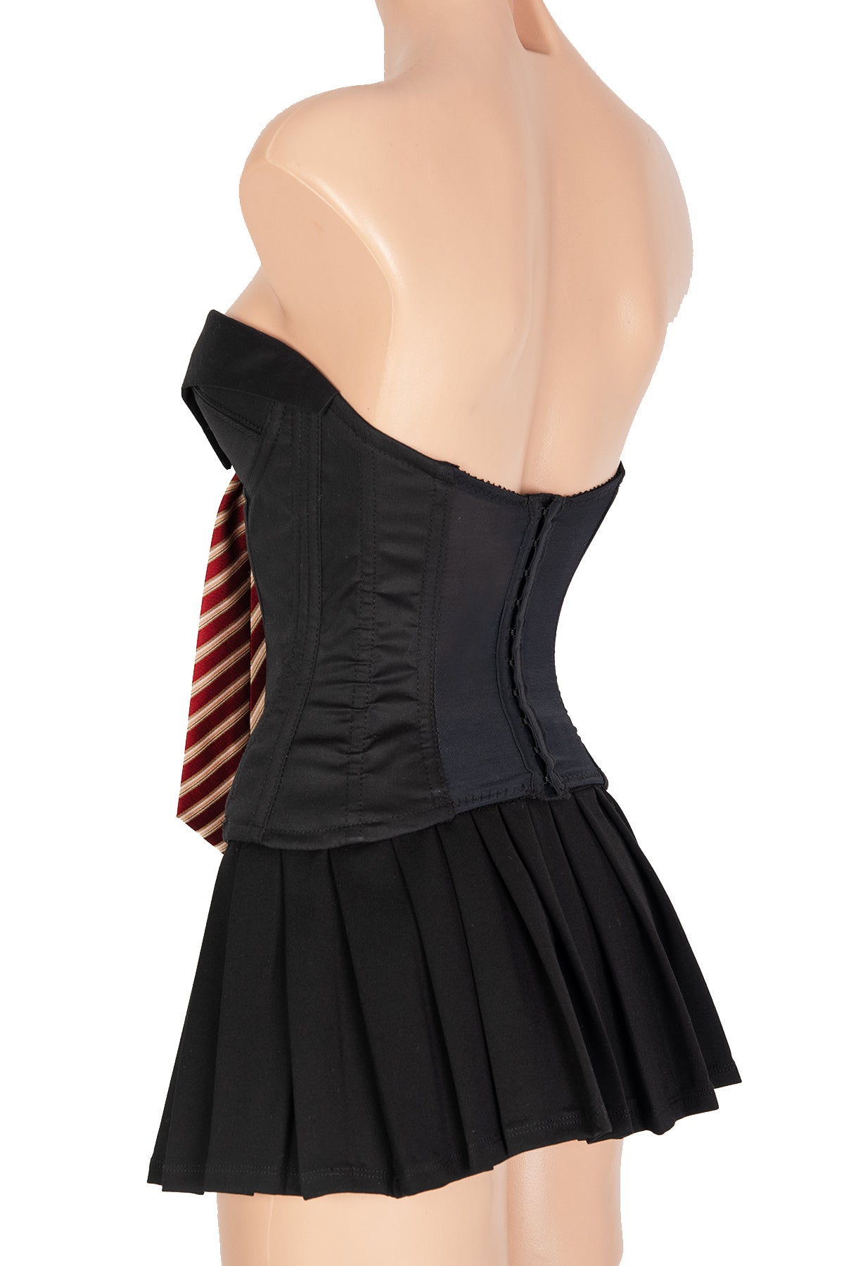 Wizarding School Girl Corset with Lapel & Tie