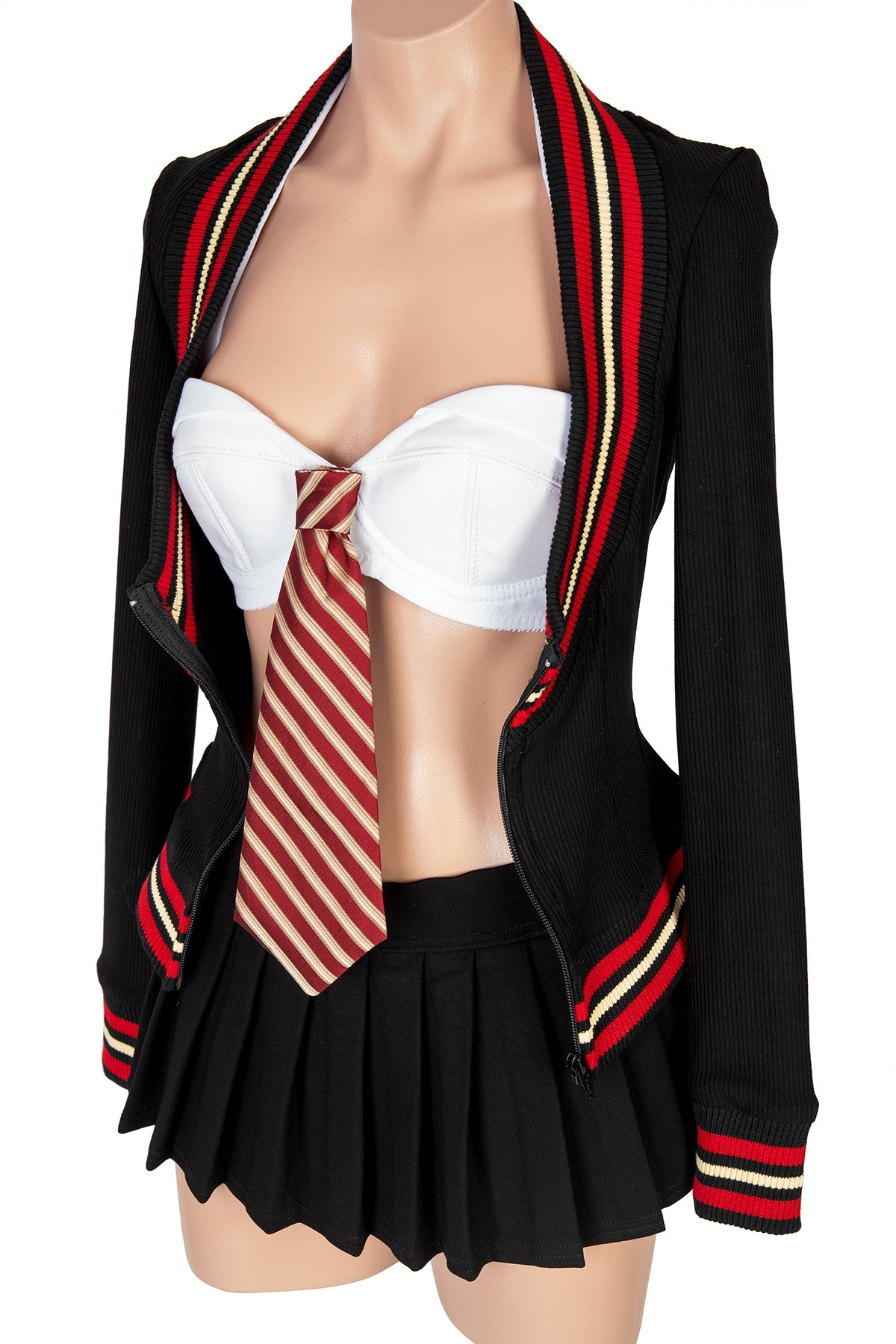 Halter Lapel Edy Bra with Tie