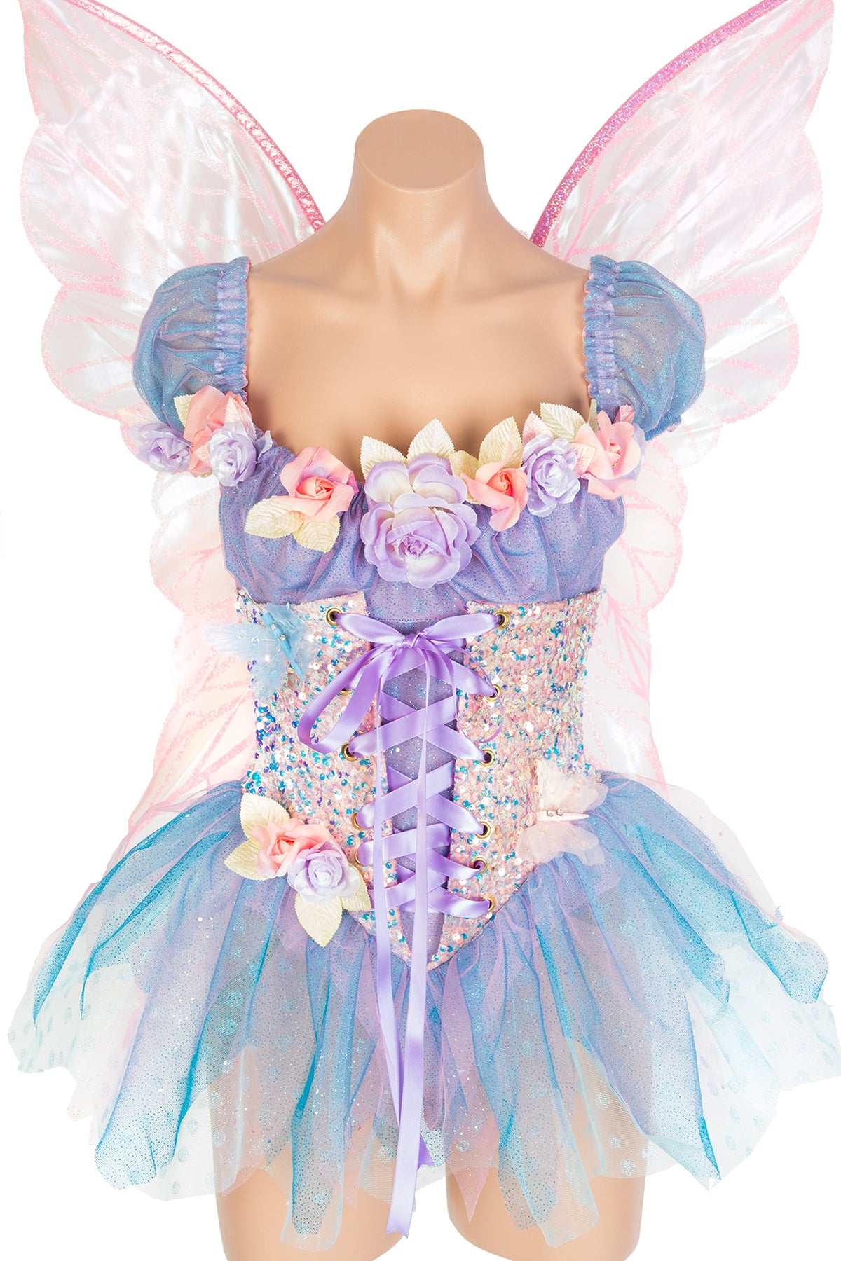 Titania Fairy Bodysuit with Tulle Skirt