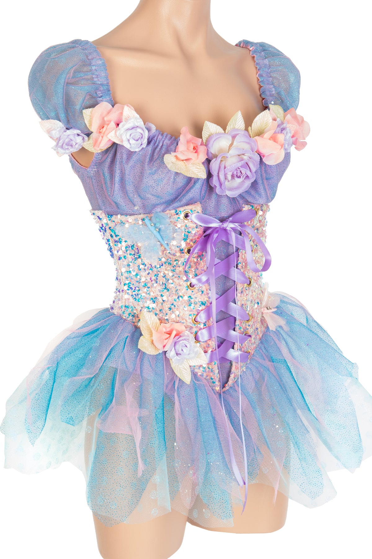 Titania Fairy Bodysuit with Tulle Skirt