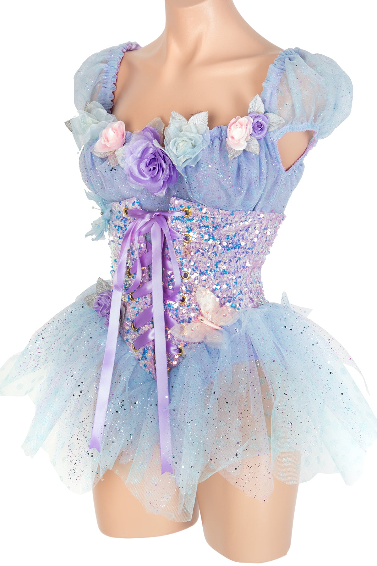 Titania Fairy Bodysuit with Tulle Skirt