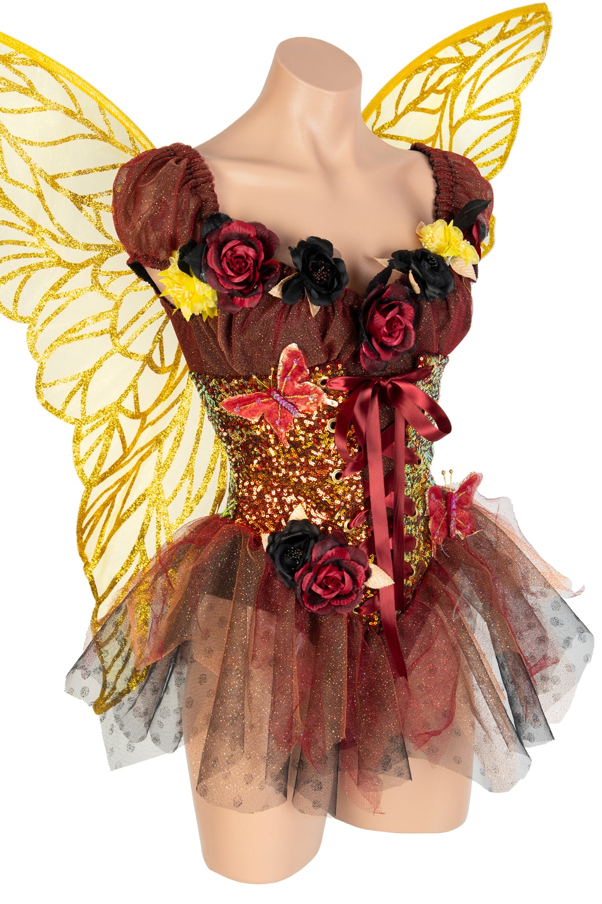 Titania Fairy Bodysuit with Tulle Skirt