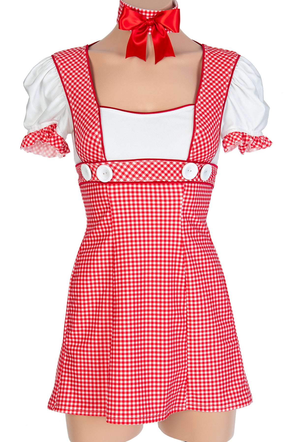 Spandex Gingham Dress