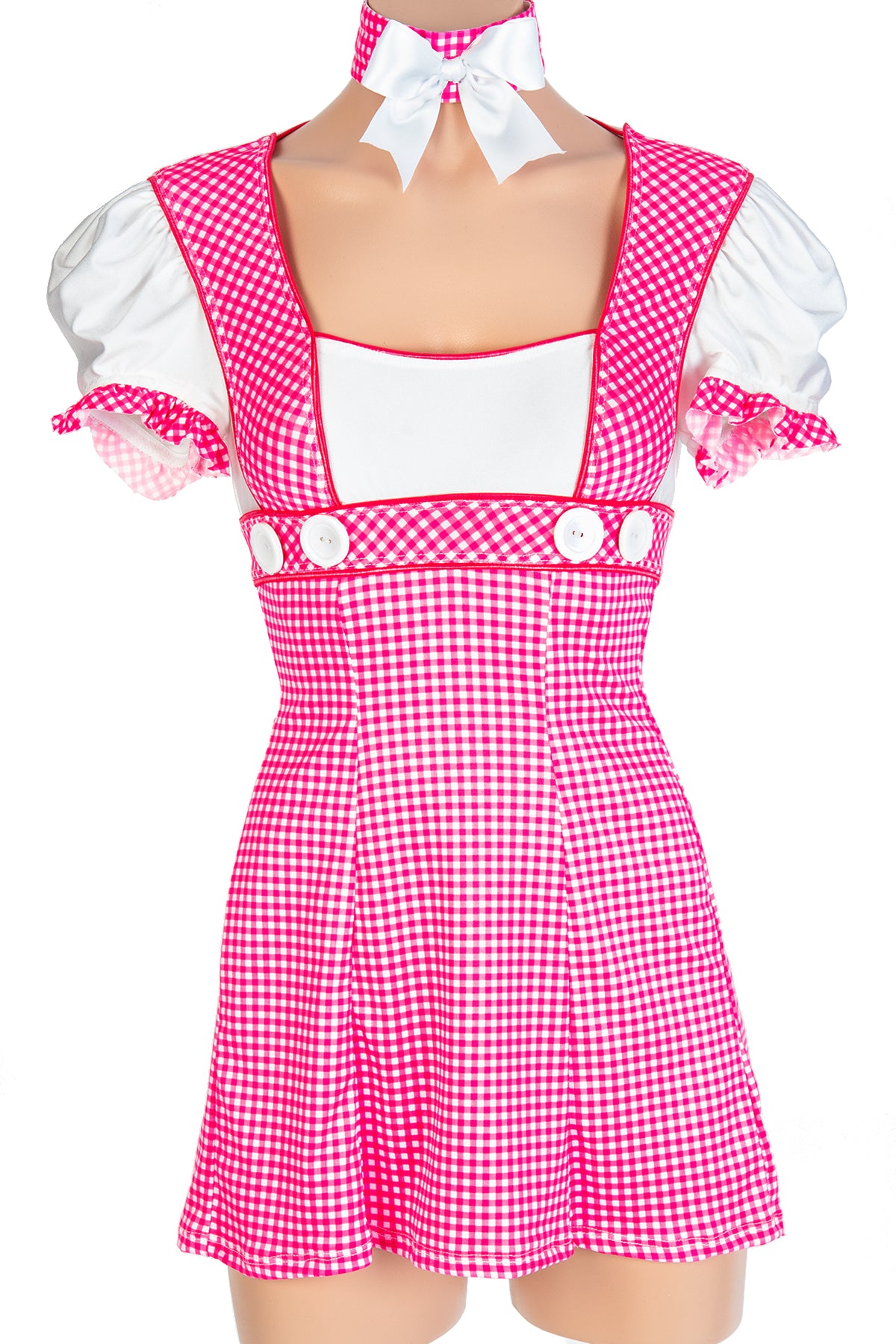 Spandex Gingham Dress