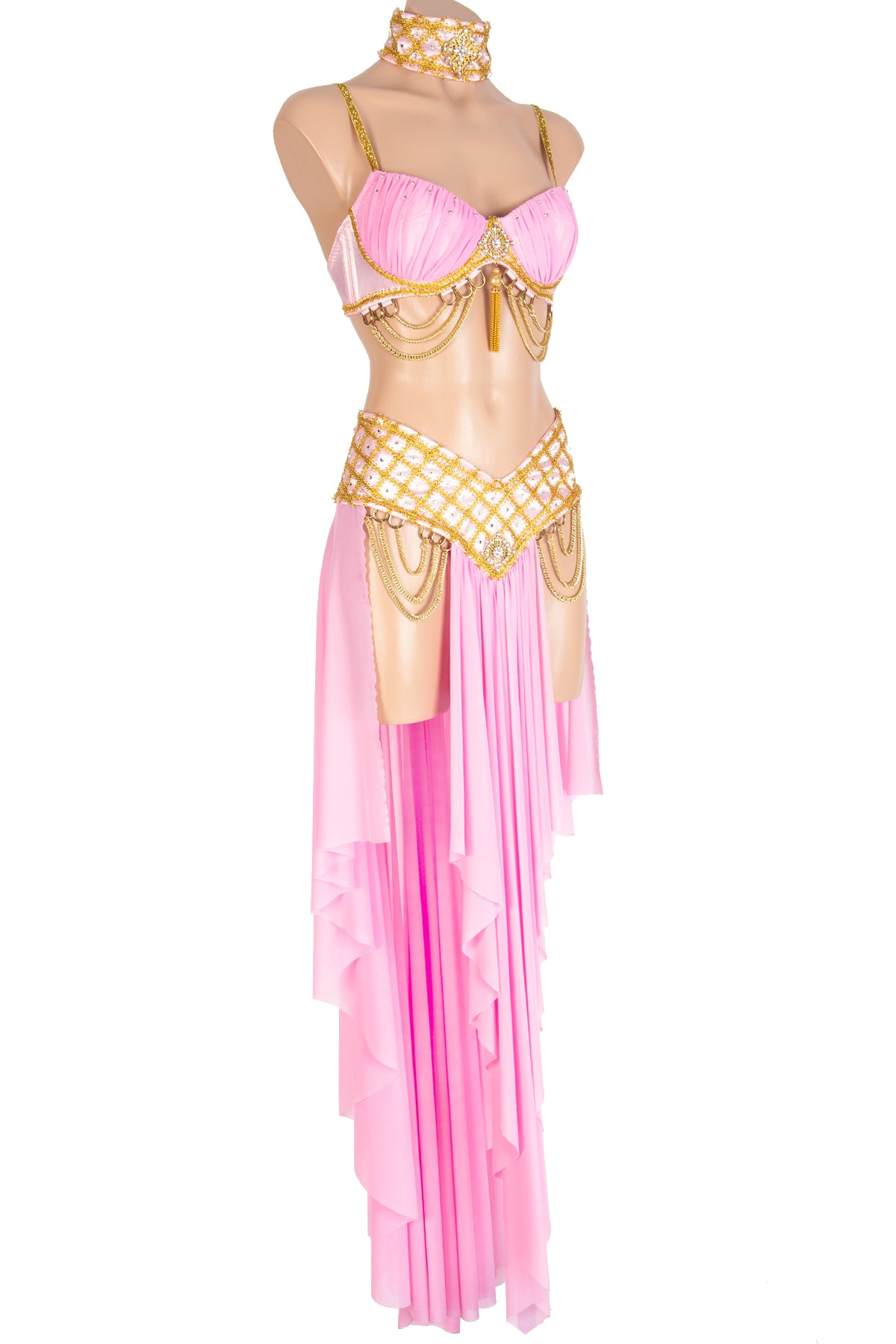 Athena High-Low Skirt with Built-In Panty