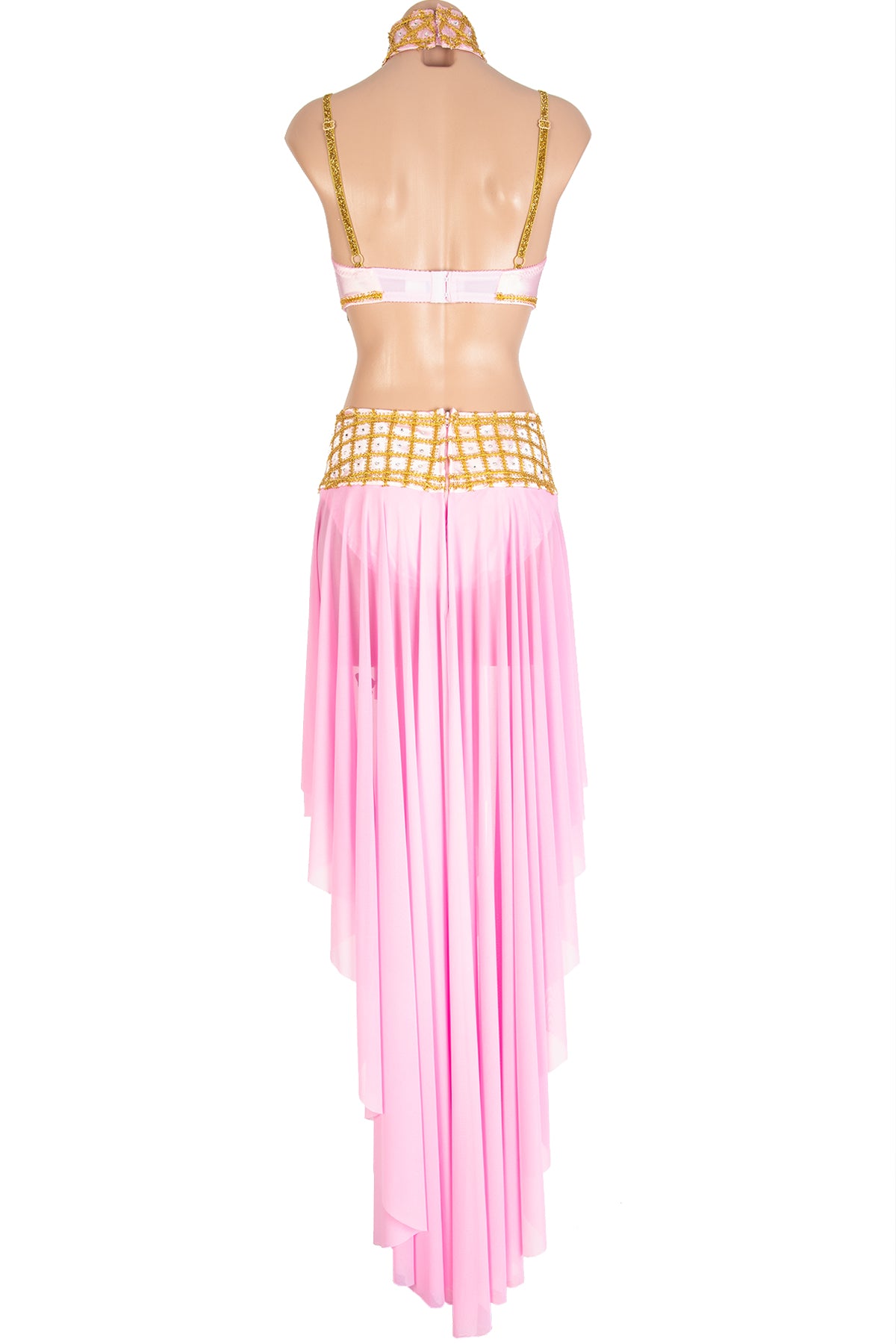 Athena High-Low Skirt with Built-In Panty