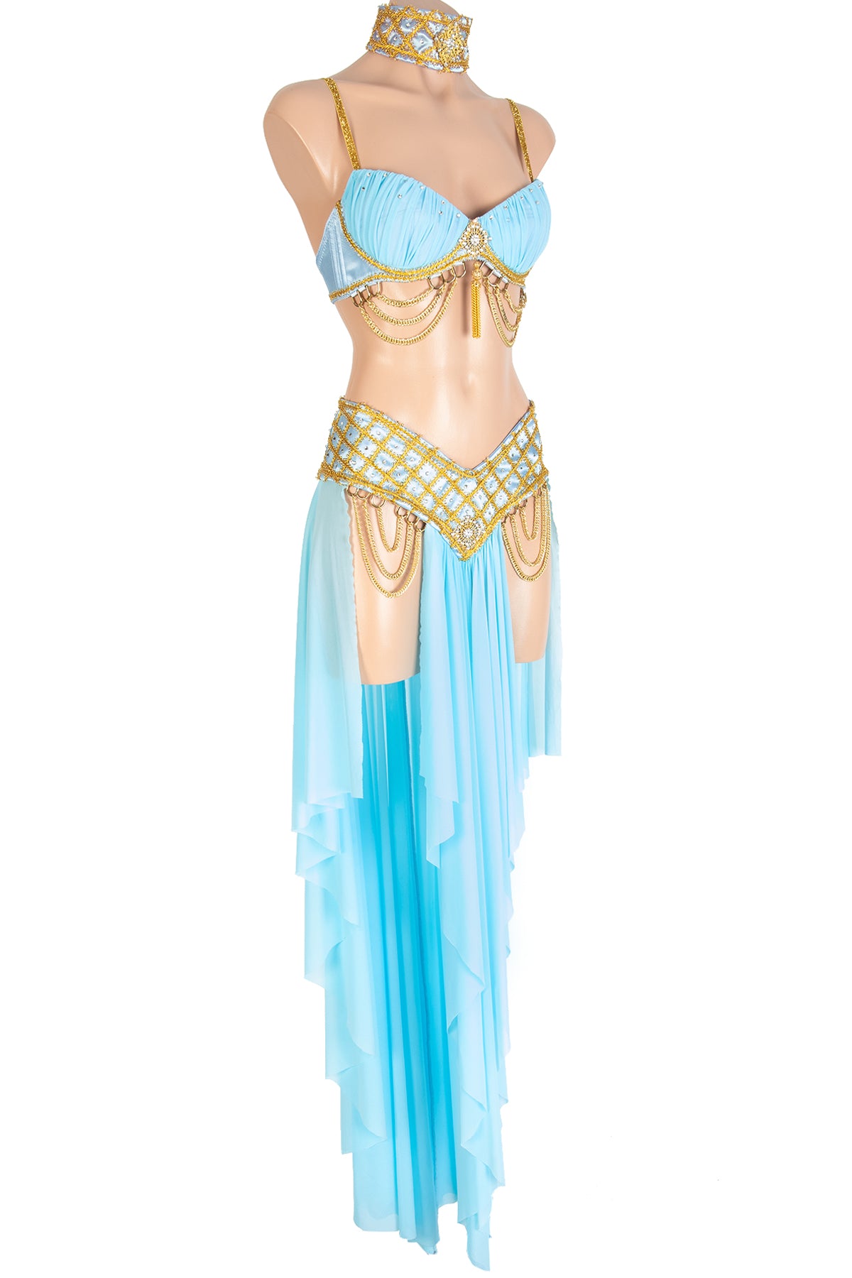 Athena High-Low Skirt with Built-In Panty