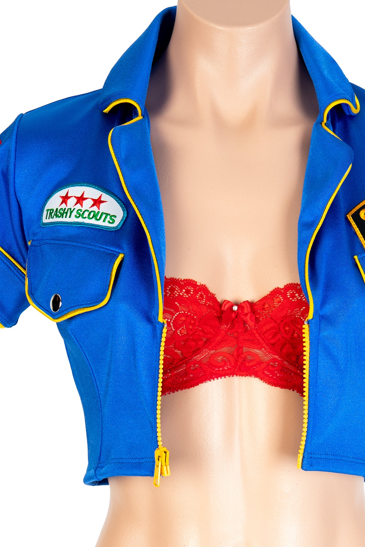 Trashy Scout Zip Front Top