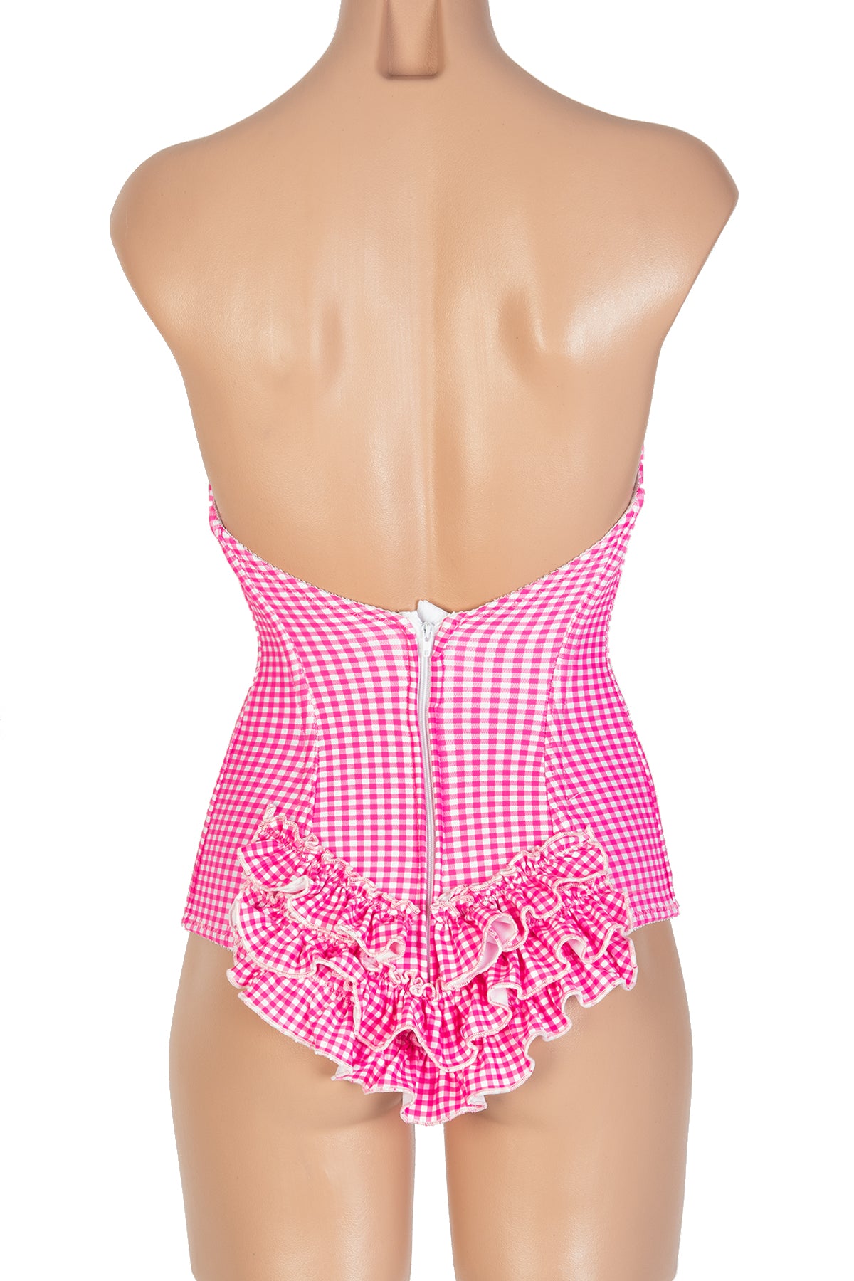 Gingham Ruffle Teddy