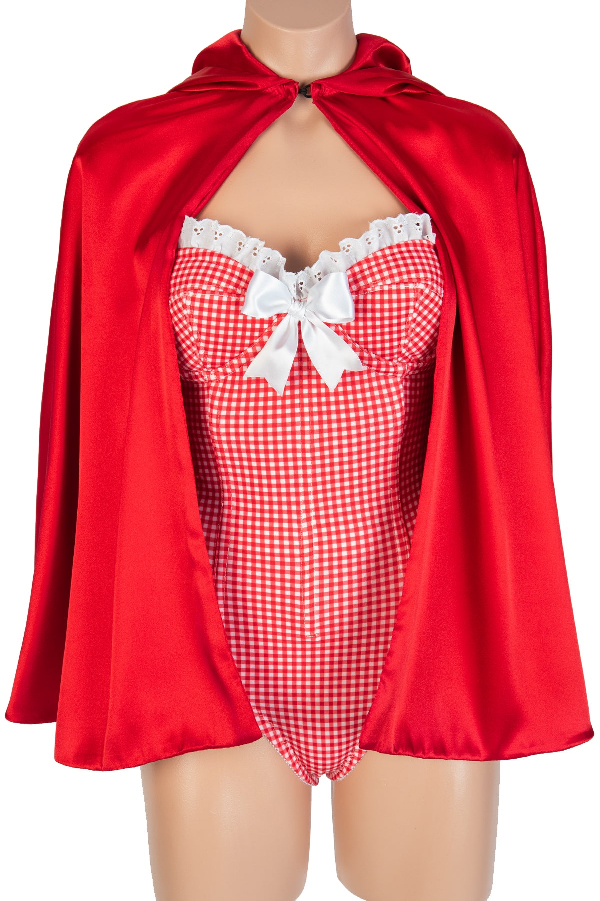 Gingham Ruffle Teddy