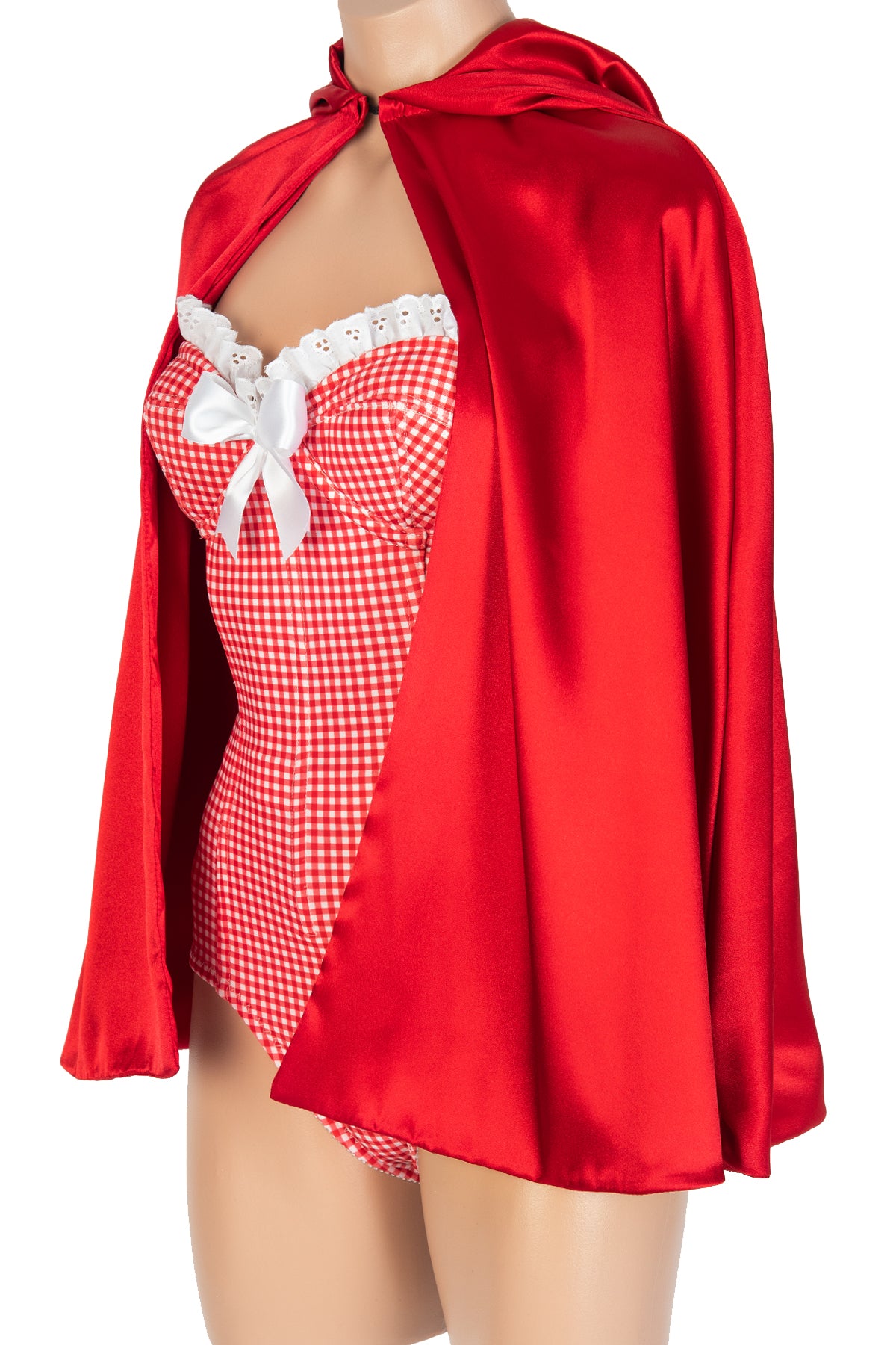 Gingham Ruffle Teddy