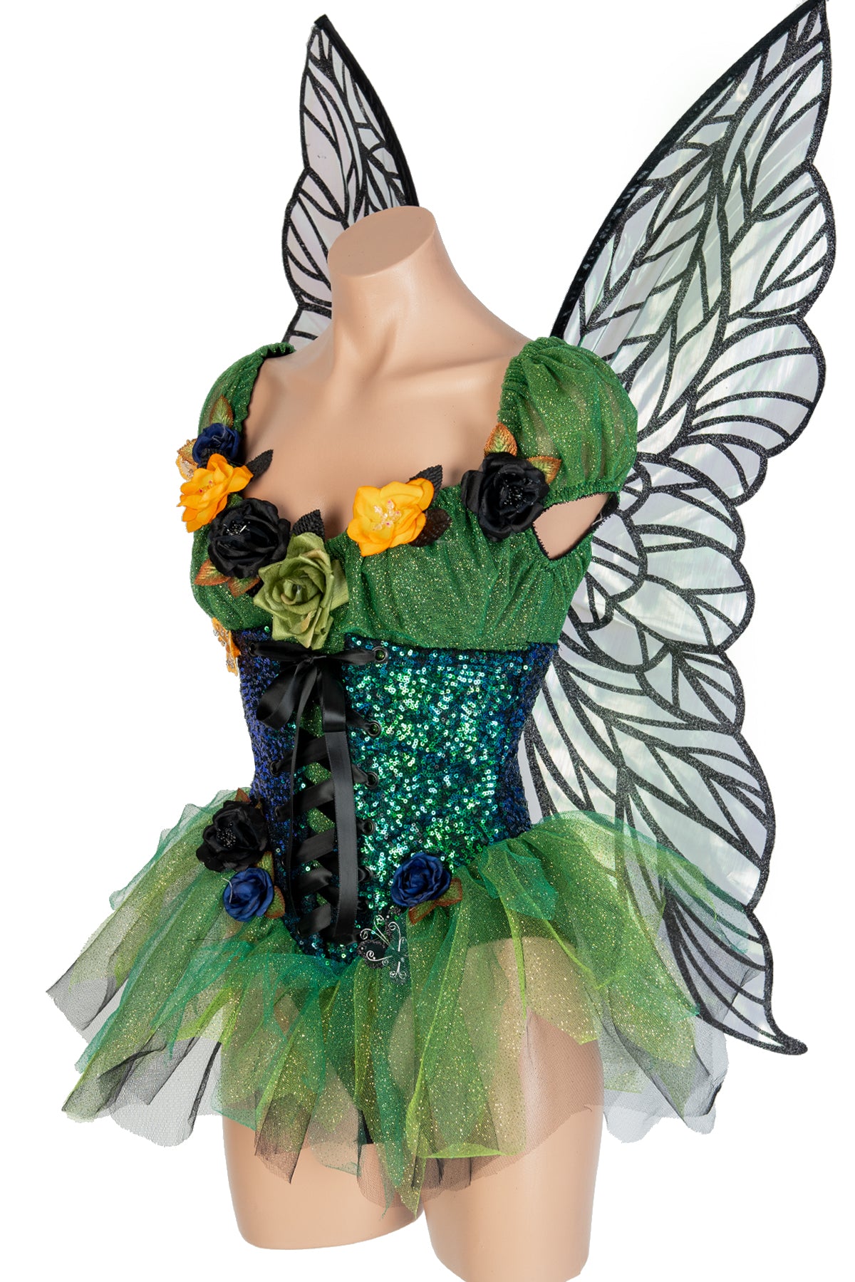 Titania Fairy Bodysuit with Tulle Skirt