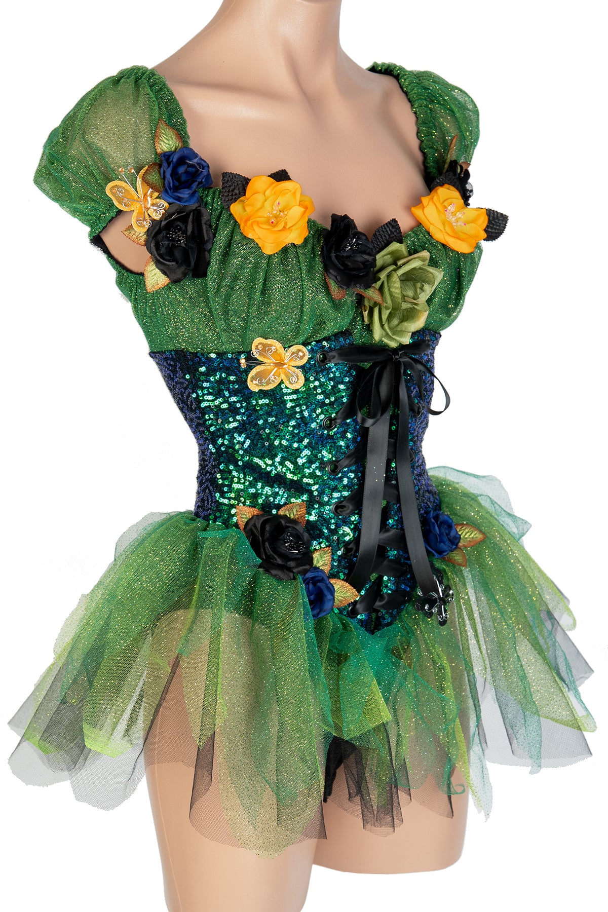 Titania Fairy Bodysuit with Tulle Skirt