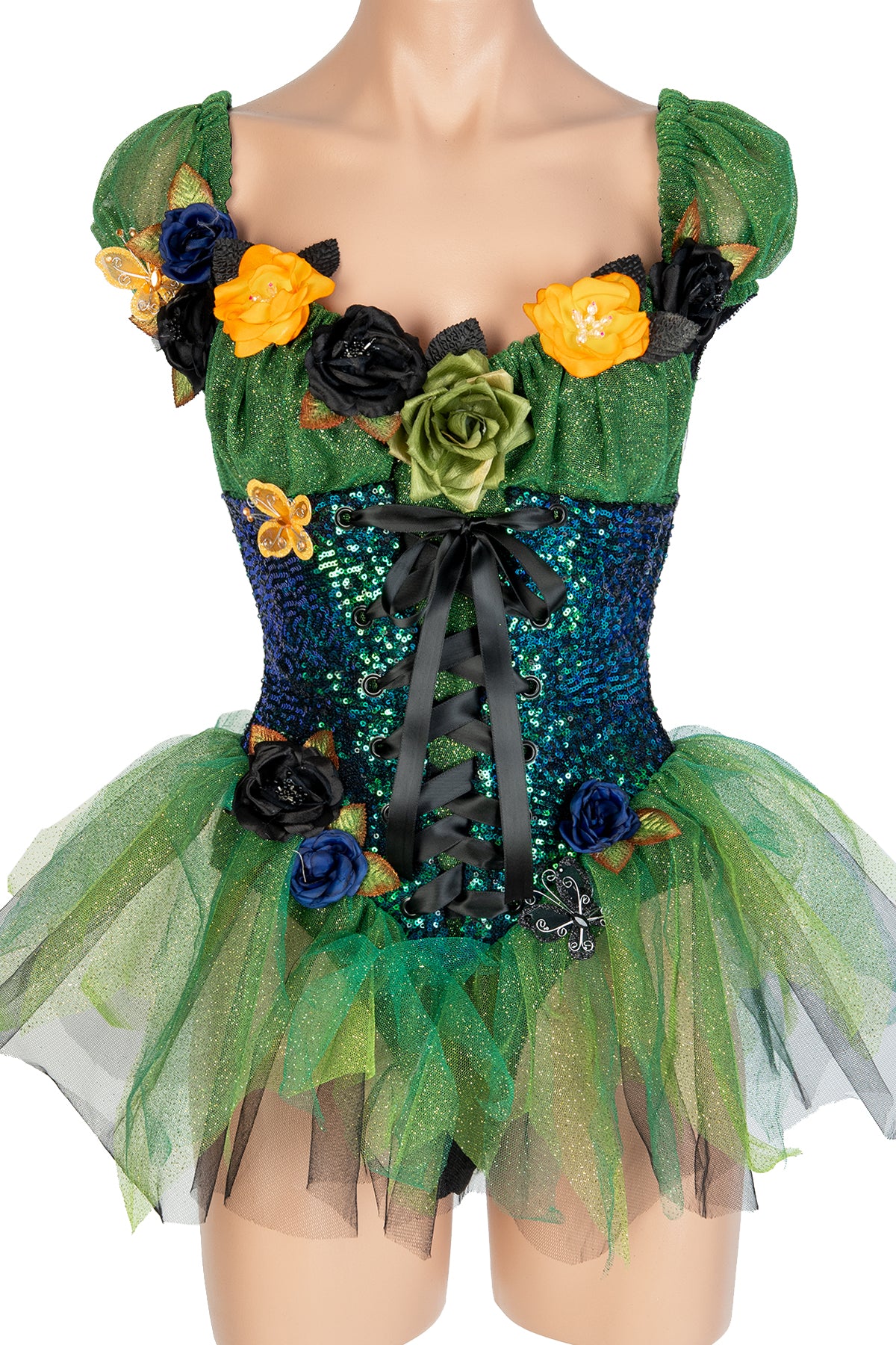 Titania Fairy Bodysuit with Tulle Skirt
