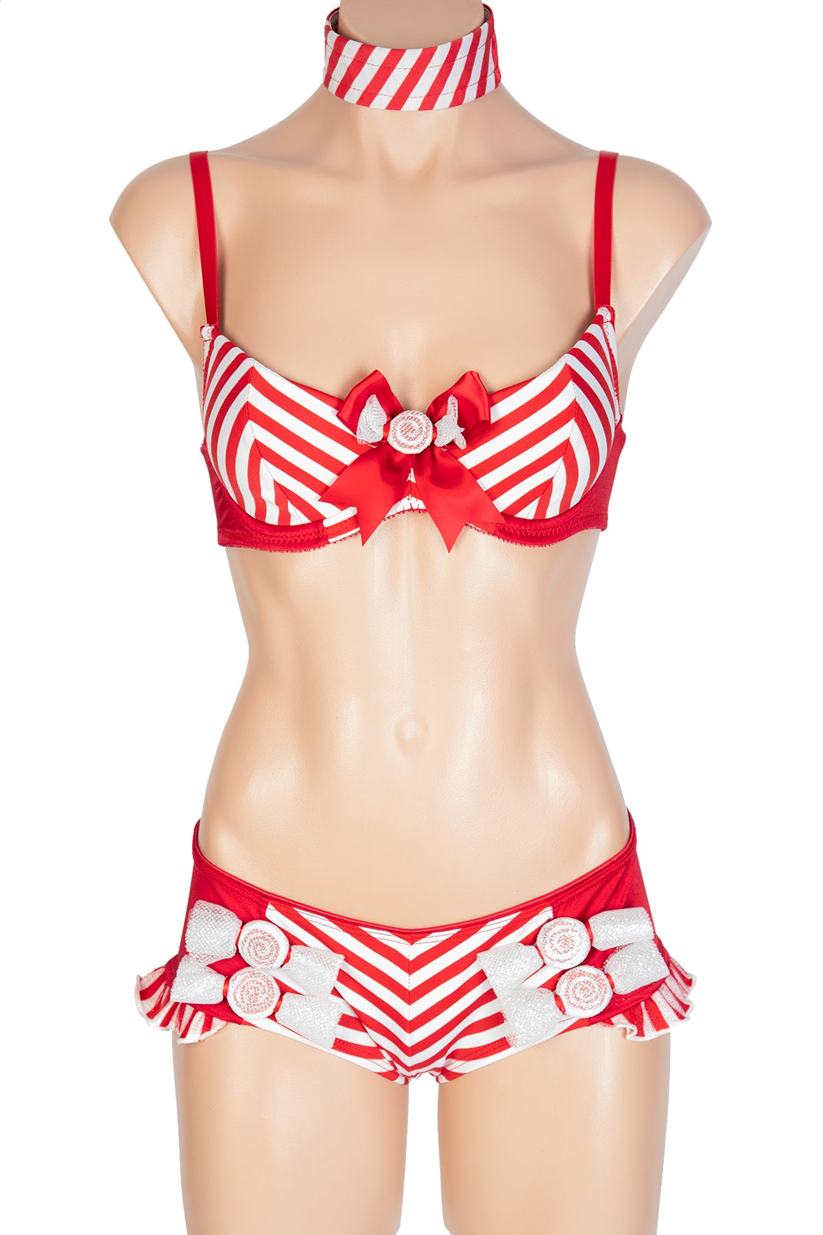 Candy Cane Bra