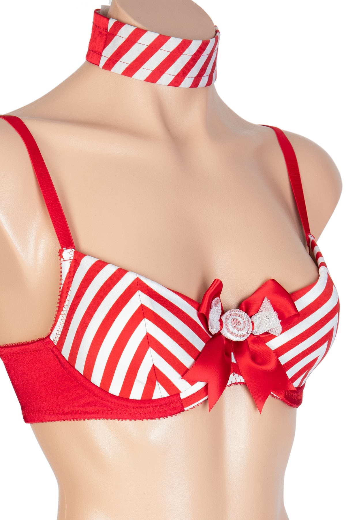 Candy Cane Bra
