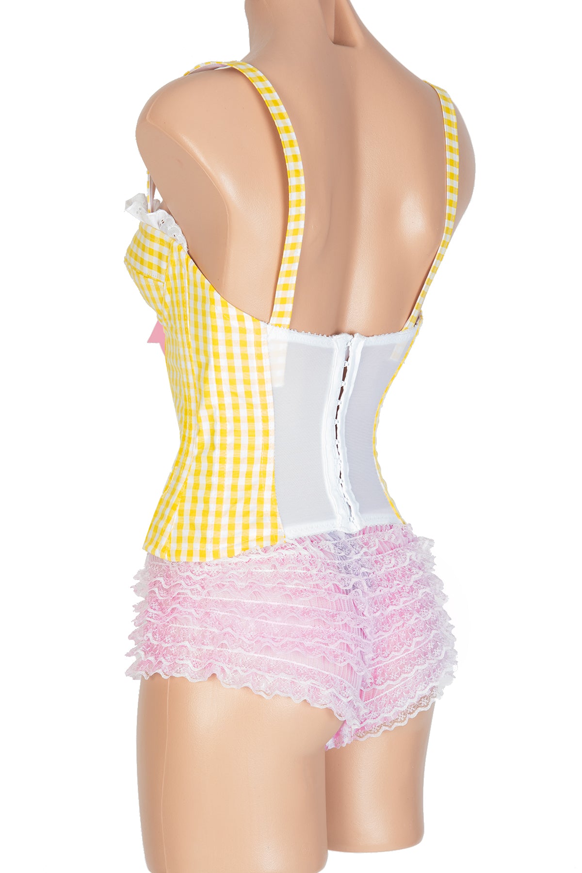 Edy Corset with Straps & Ruffle
