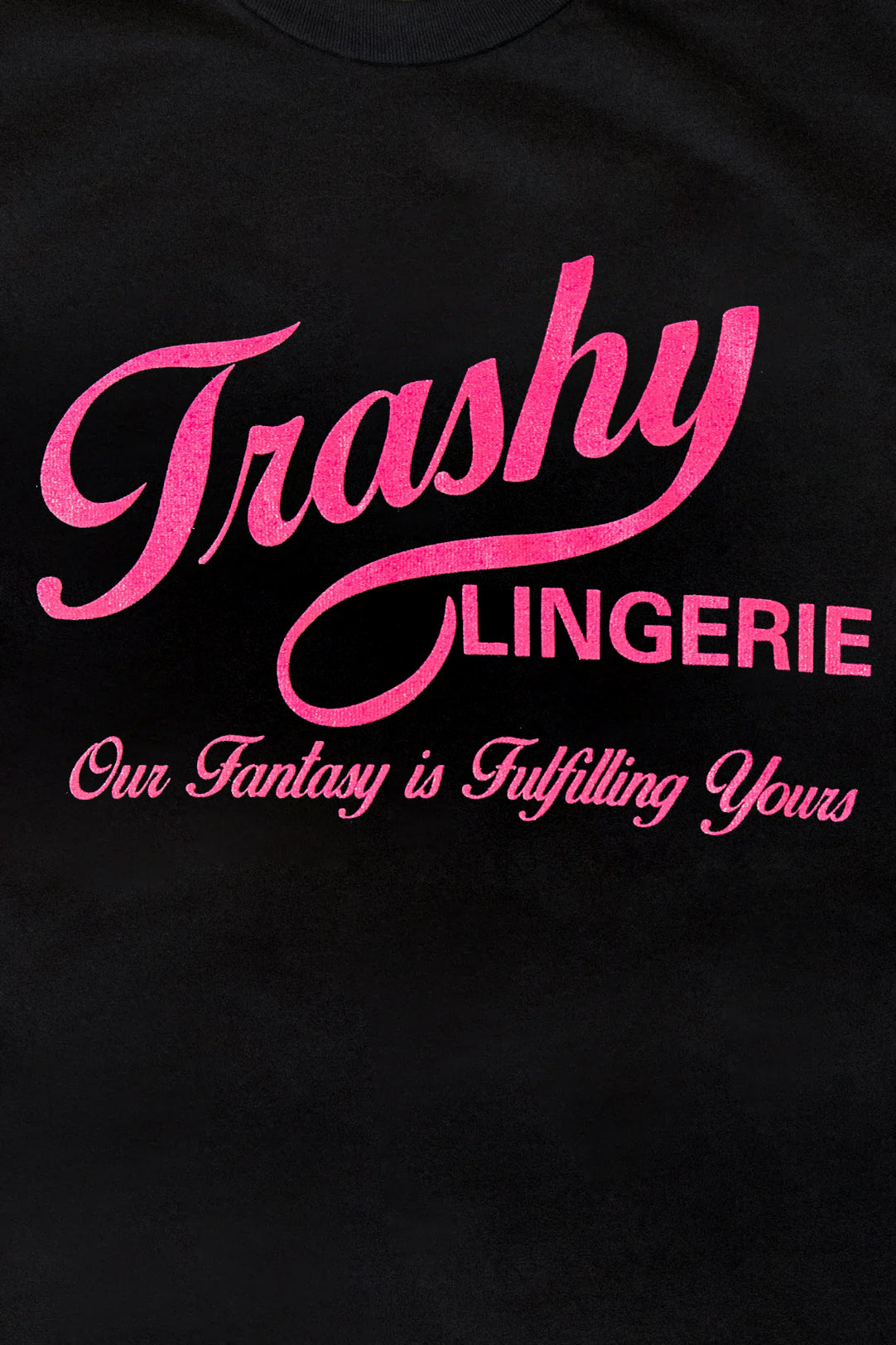 Trashy Unisex Black/Hot Pink T-Shirt