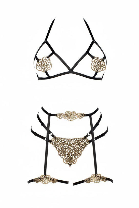 Applique Harness Cage Set
