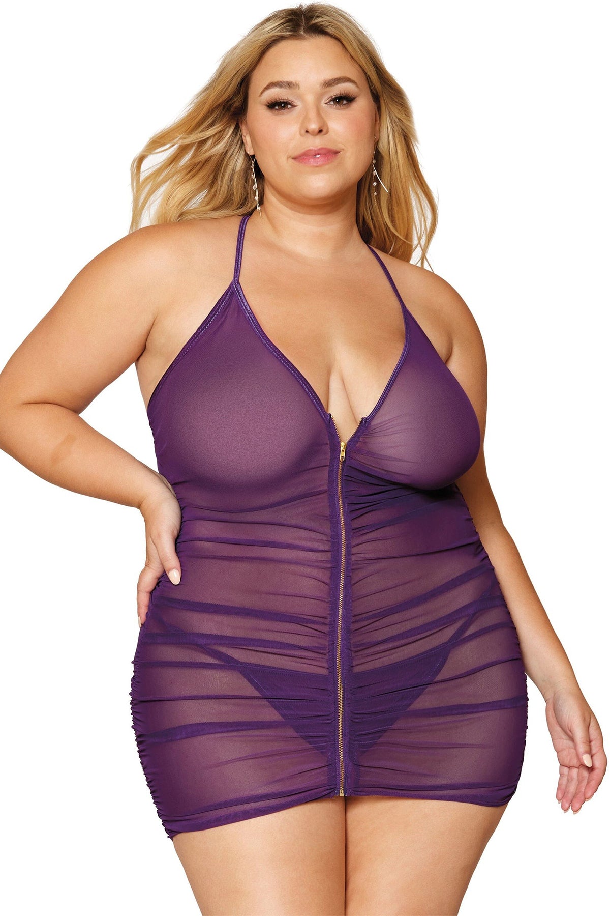 Stretch Mesh Chemise