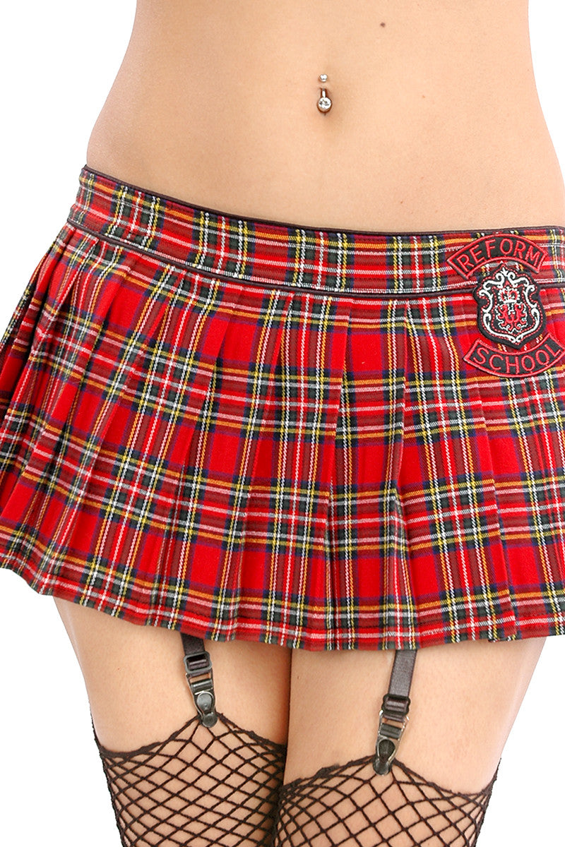Reform School Pleated Garter Skirt #2
