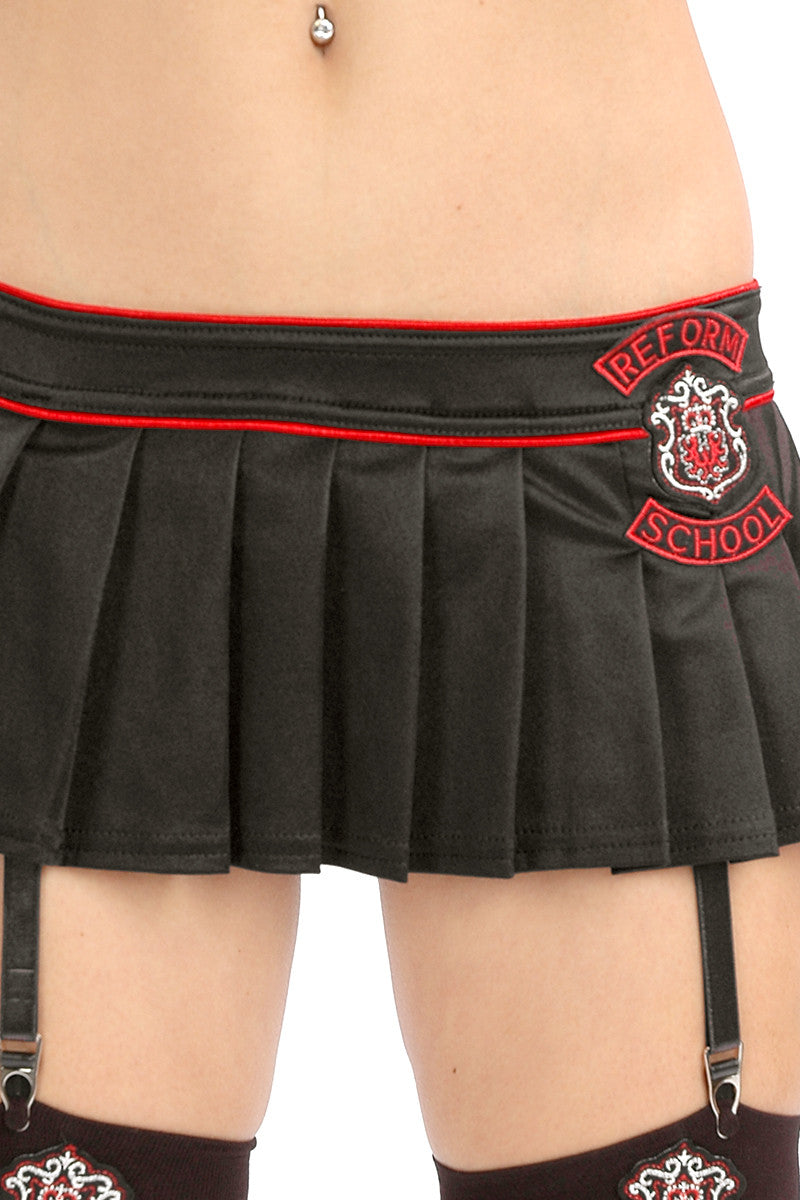 Reform School Pleated Garter Skirt #1
