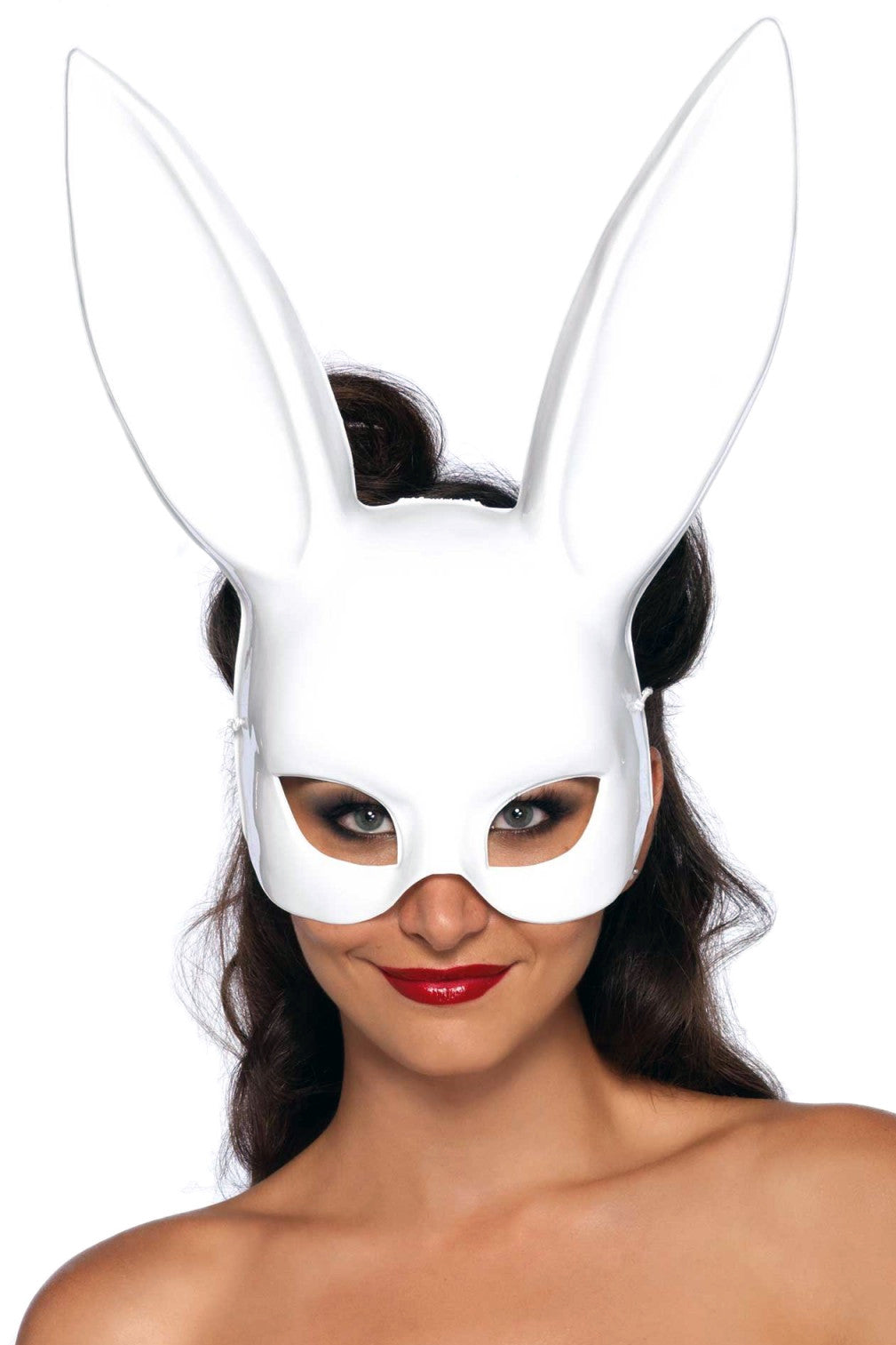 White Masquerade Rabbit Mask